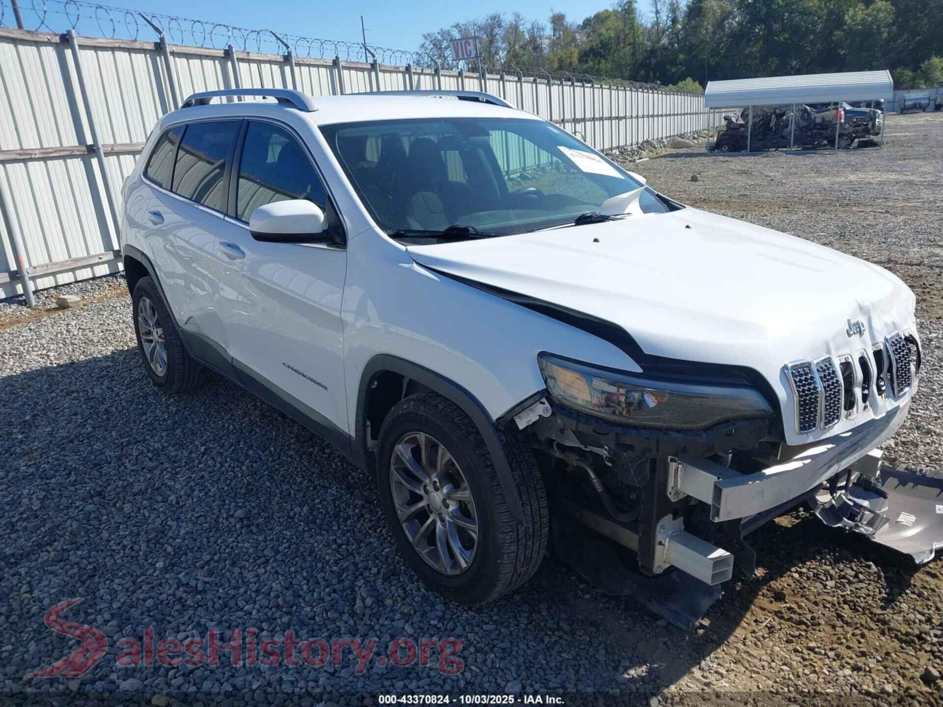 2019 JEEP CHEROKEE — VIN 1C4PJLCB6KD153097