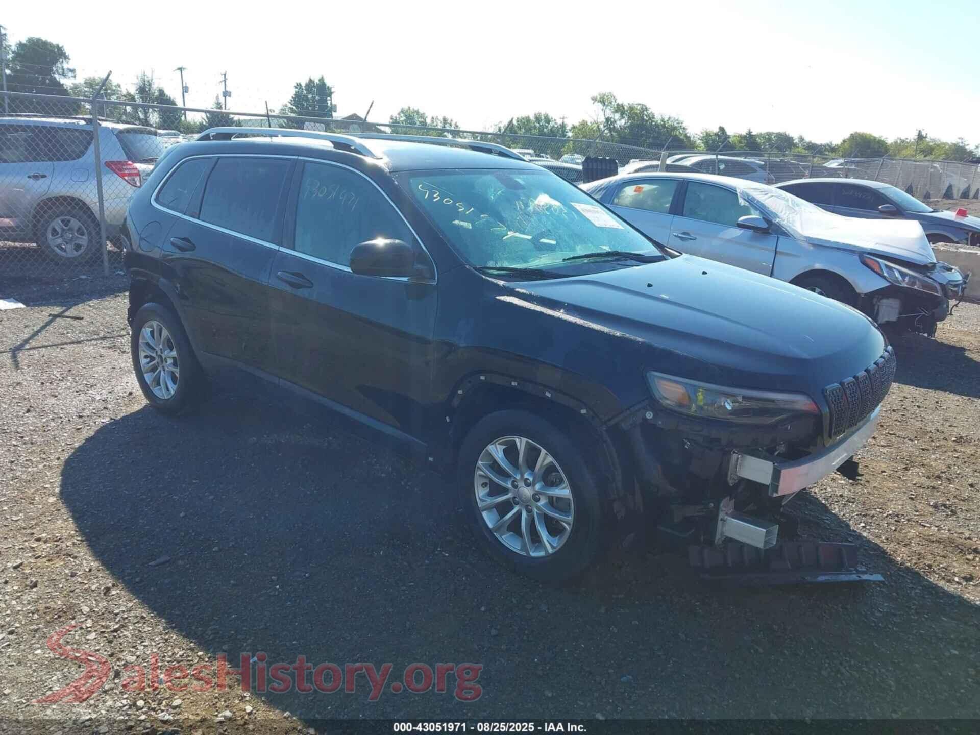 2019 JEEP CHEROKEE — VIN 1C4PJLCX3KD186747