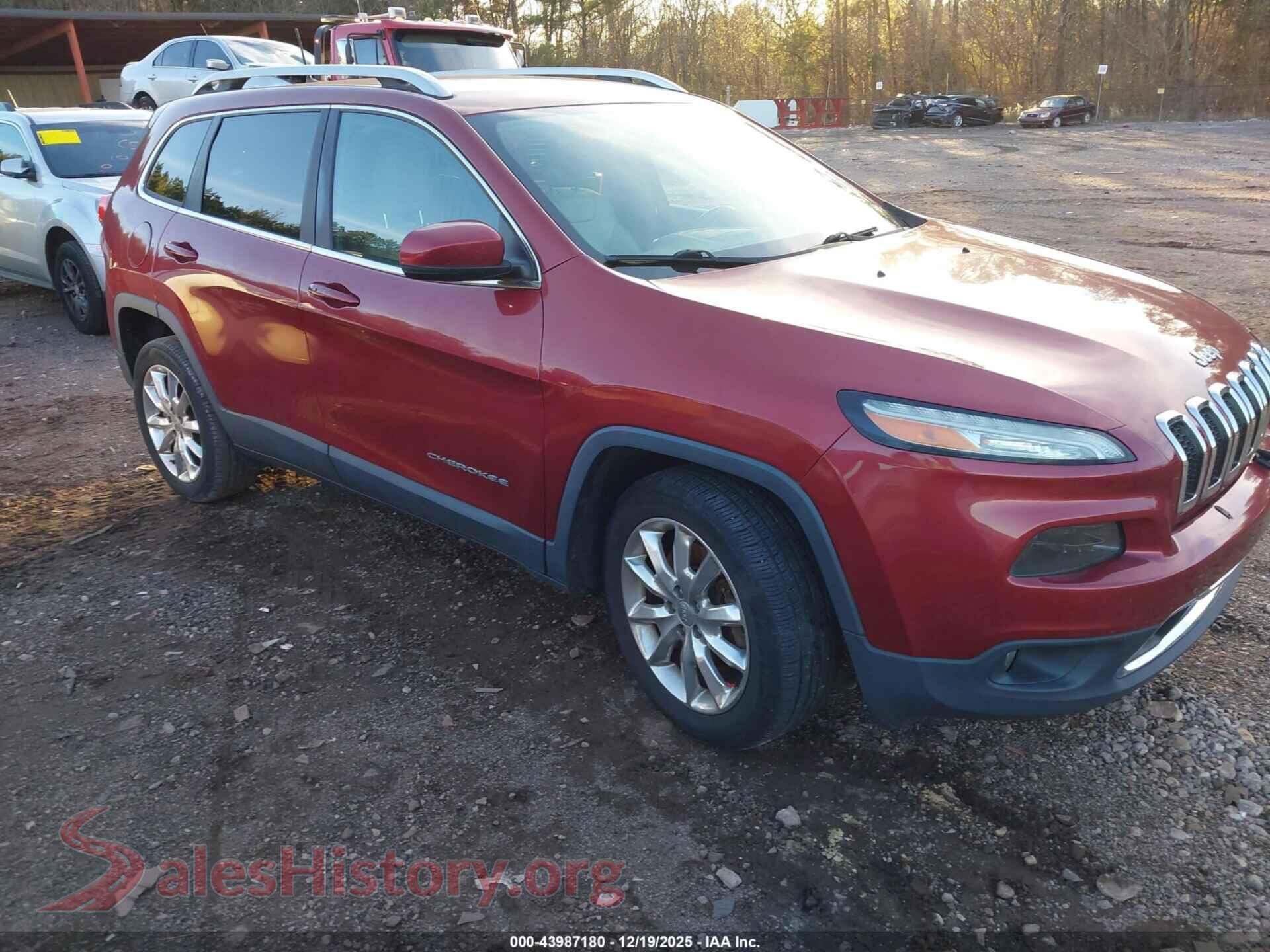 2016 JEEP CHEROKEE — VIN 1C4PJLDS7GW316074