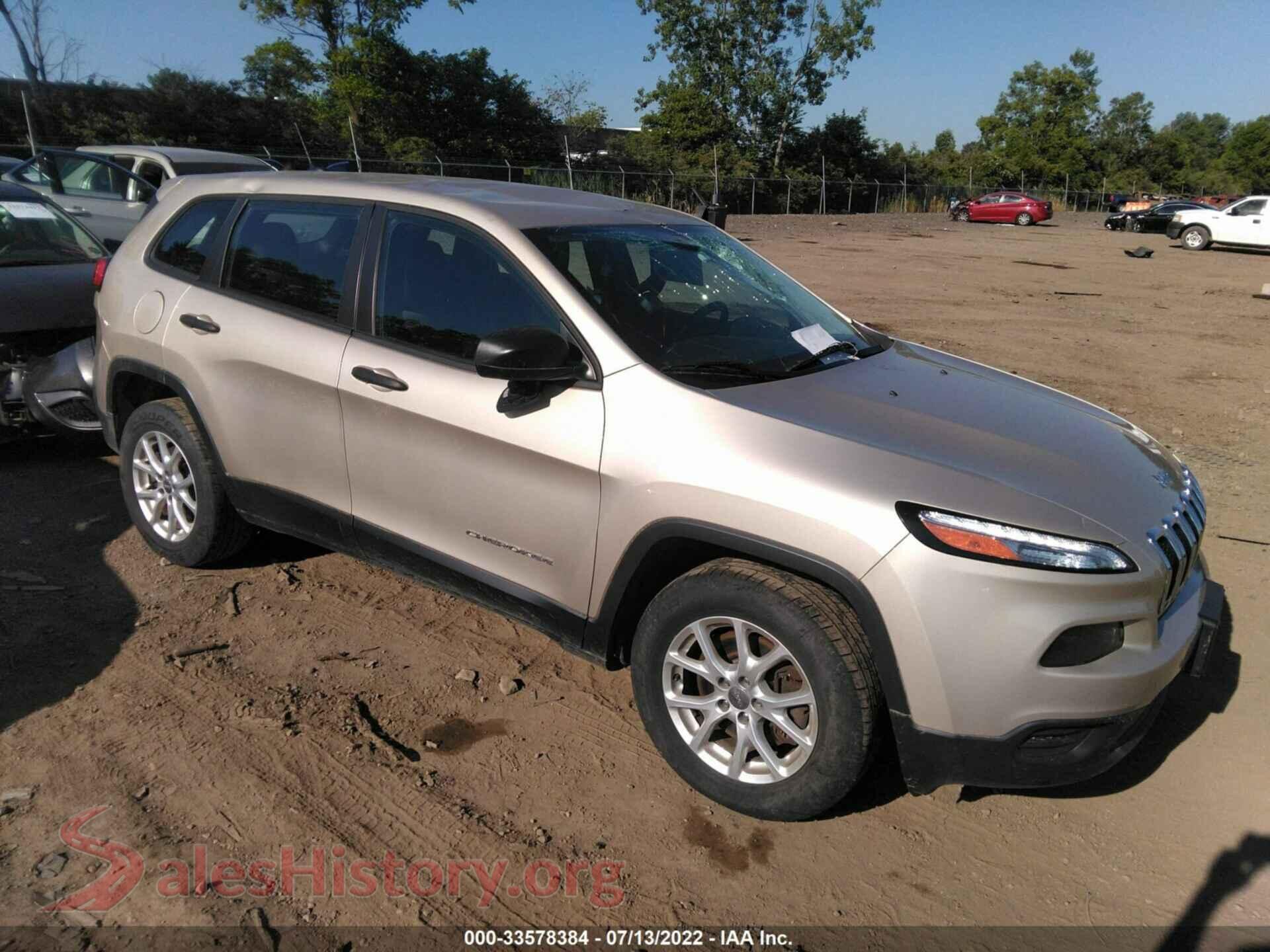 2015 JEEP CHEROKEE — VIN 1C4PJMAB3FW588436