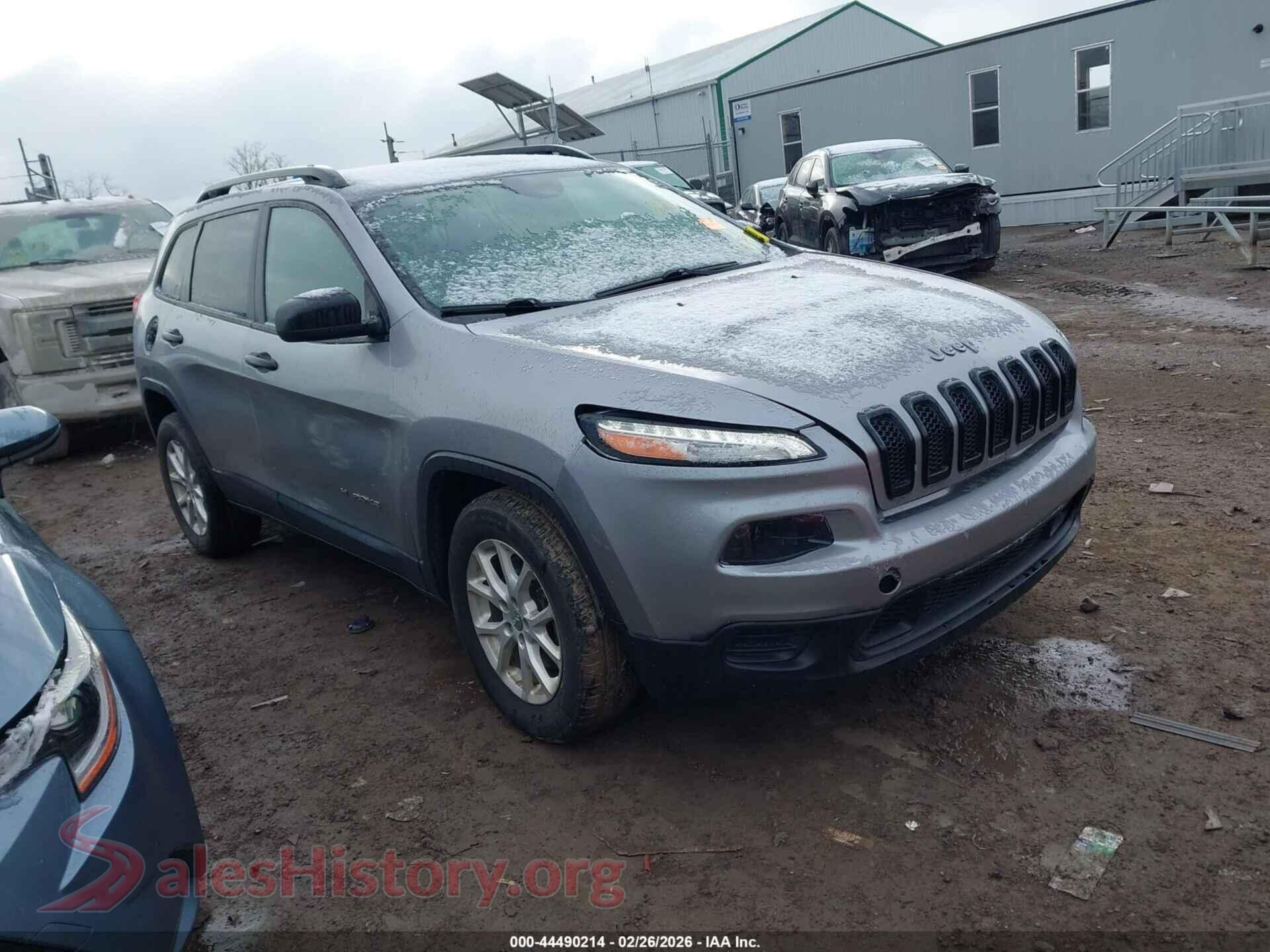 2016 JEEP CHEROKEE — VIN 1C4PJMAB5GW371987