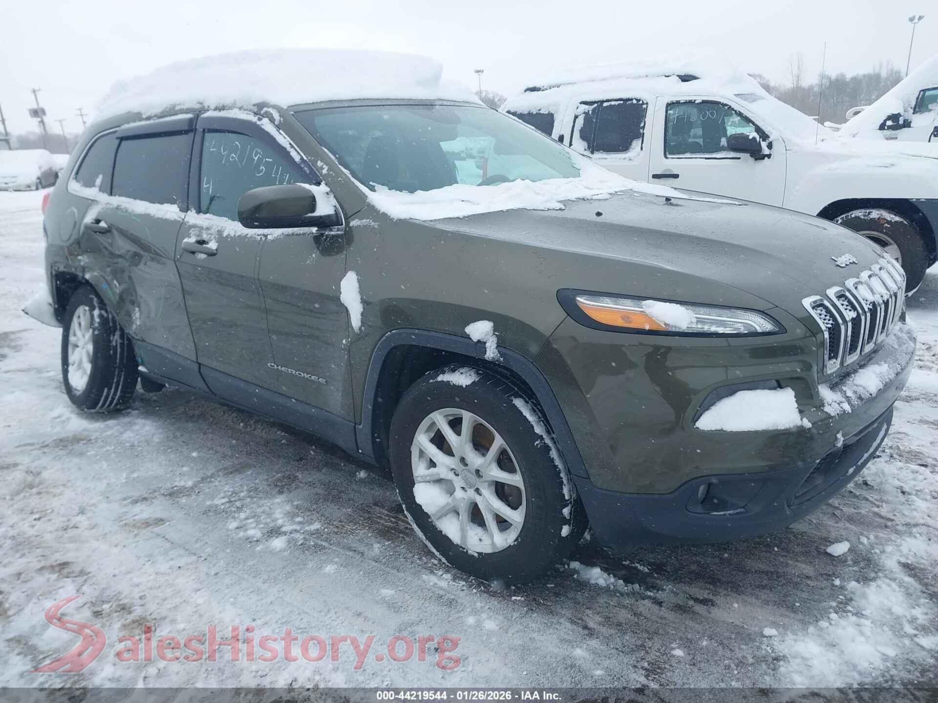 2016 JEEP CHEROKEE — VIN 1C4PJMCB9GW163320