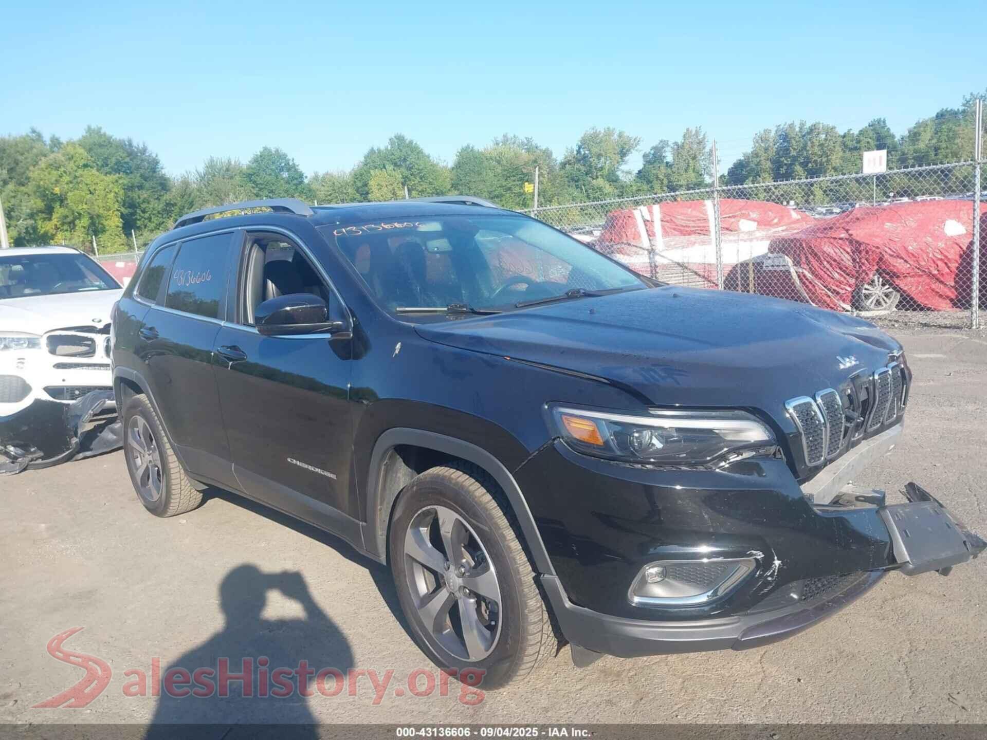 2019 JEEP CHEROKEE — VIN 1C4PJMDX0KD133072
