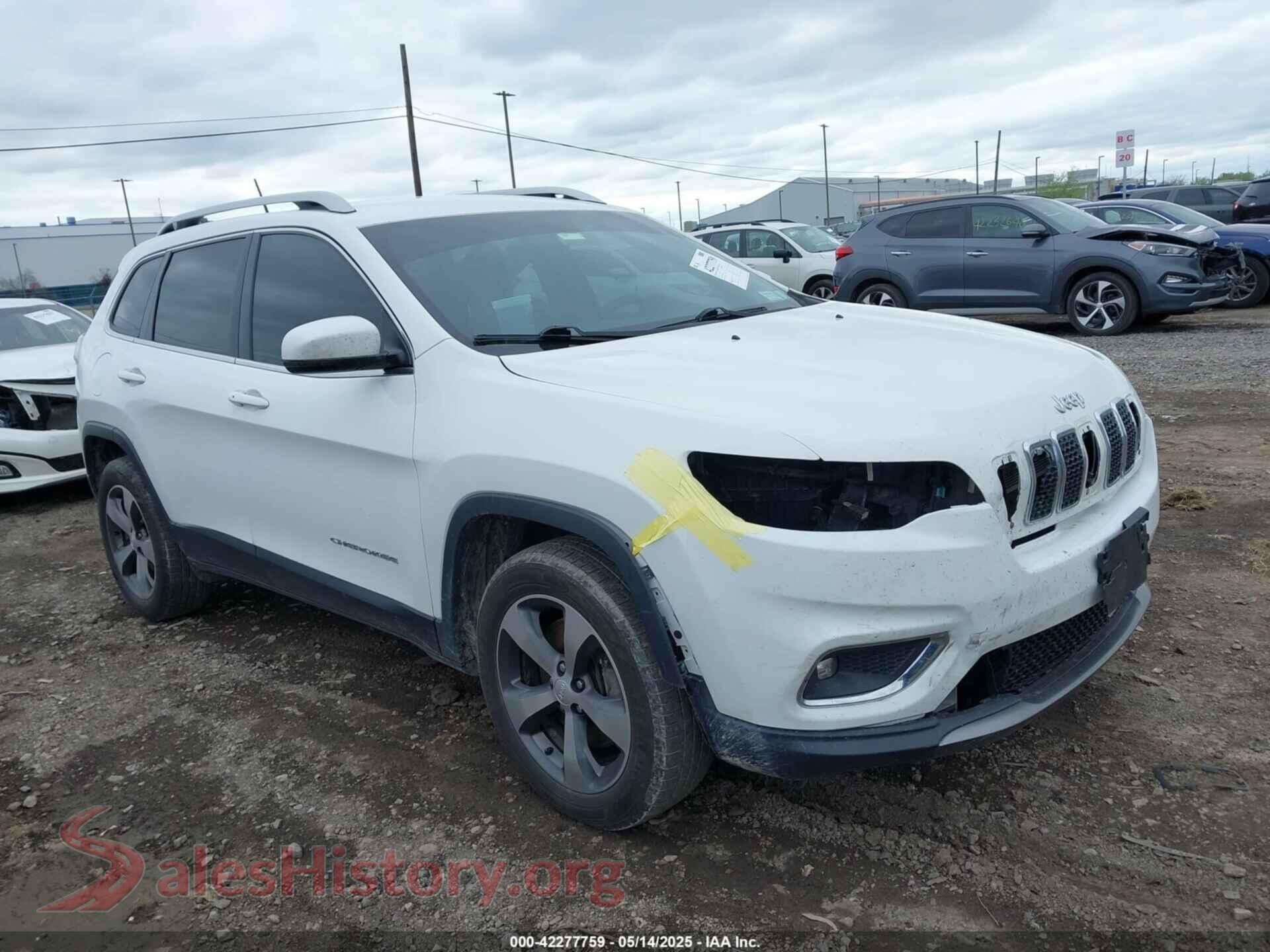 2019 JEEP CHEROKEE — VIN 1C4PJMDX4KD198152