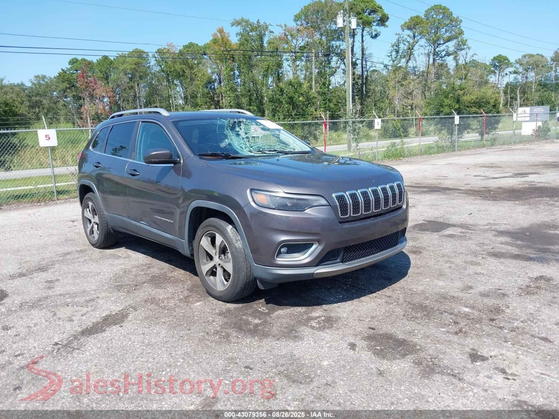 2019 JEEP CHEROKEE — VIN 1C4PJMDXXKD334686