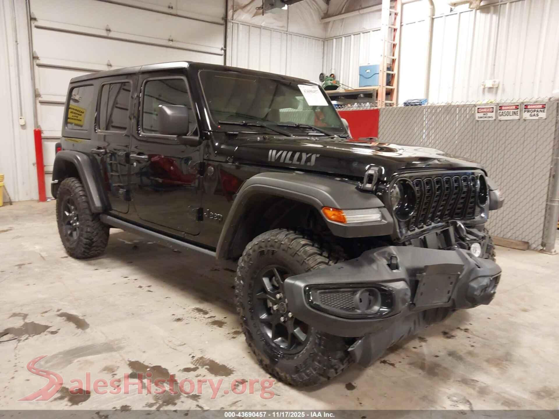2025 JEEP WRANGLER — VIN 1C4PJXDG5SW545431