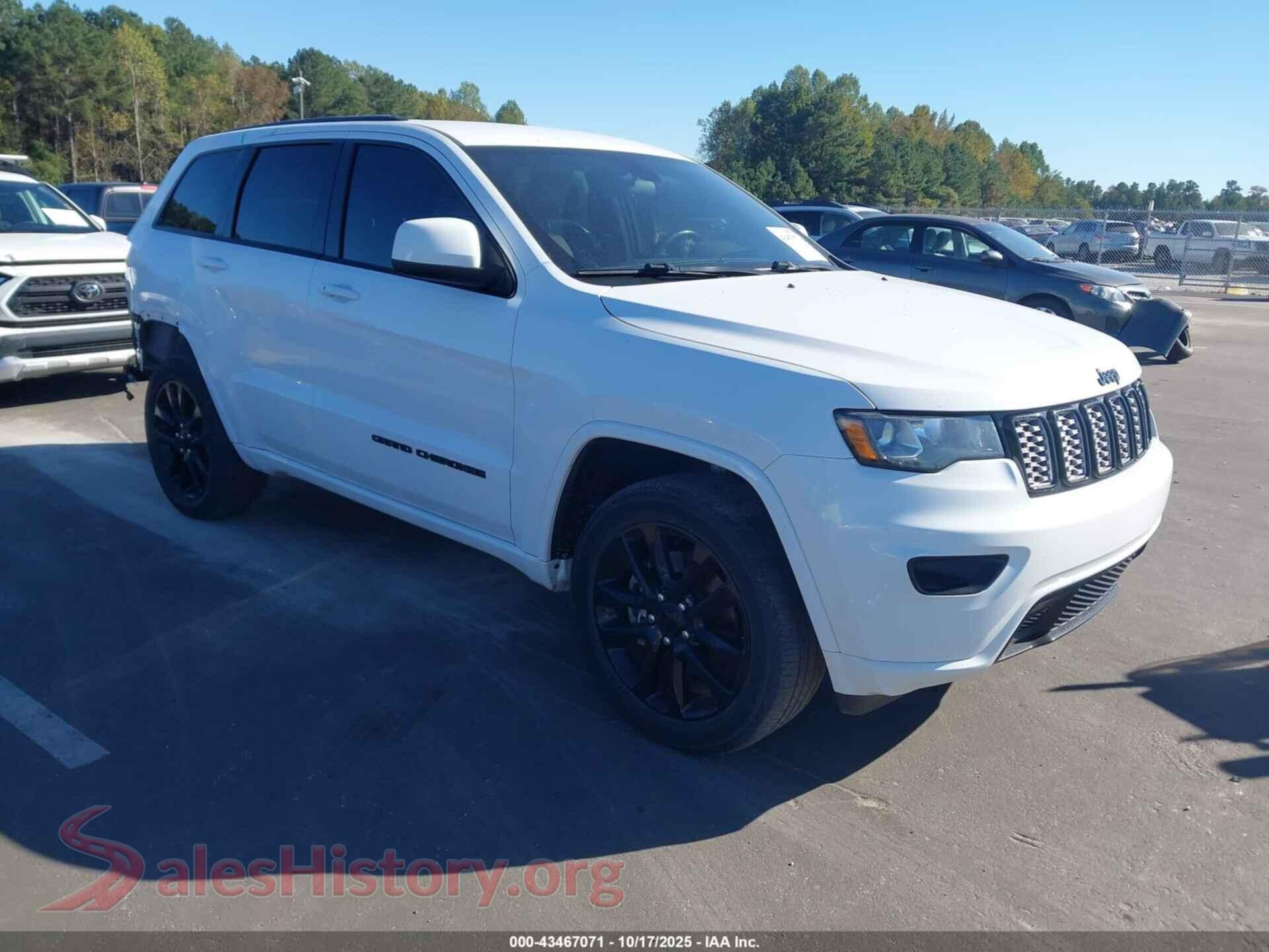 2021 JEEP GRAND CHEROKEE — VIN 1C4RJFAG2MC843530