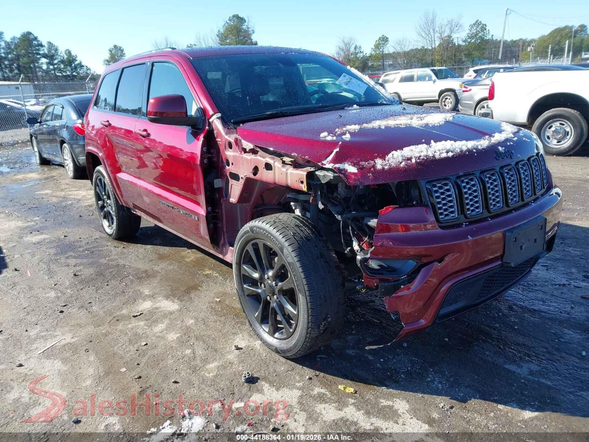 2019 JEEP GRAND CHEROKEE — VIN 1C4RJFAG7KC610806