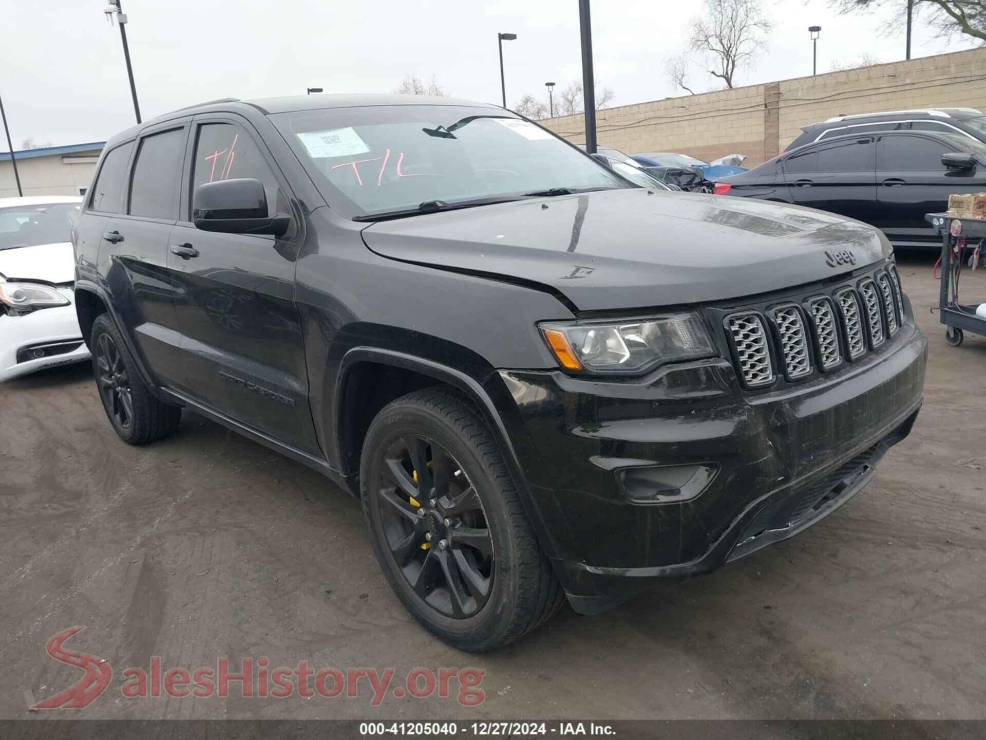 2018 JEEP GRAND CHEROKEE — VIN 1C4RJFAG8JC121202