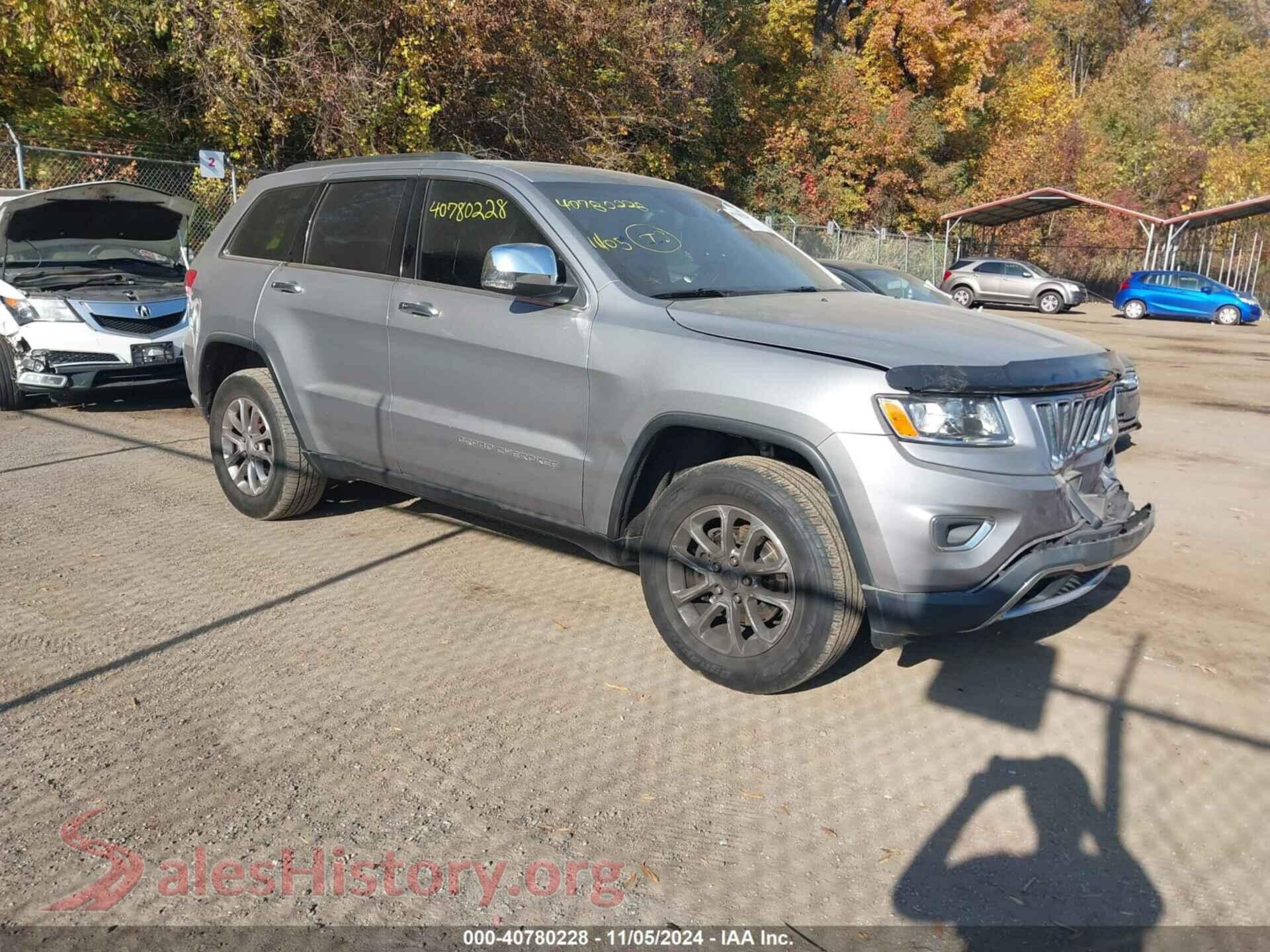 2016 JEEP GRAND CHEROKEE — VIN 1C4RJFBG0GC418438