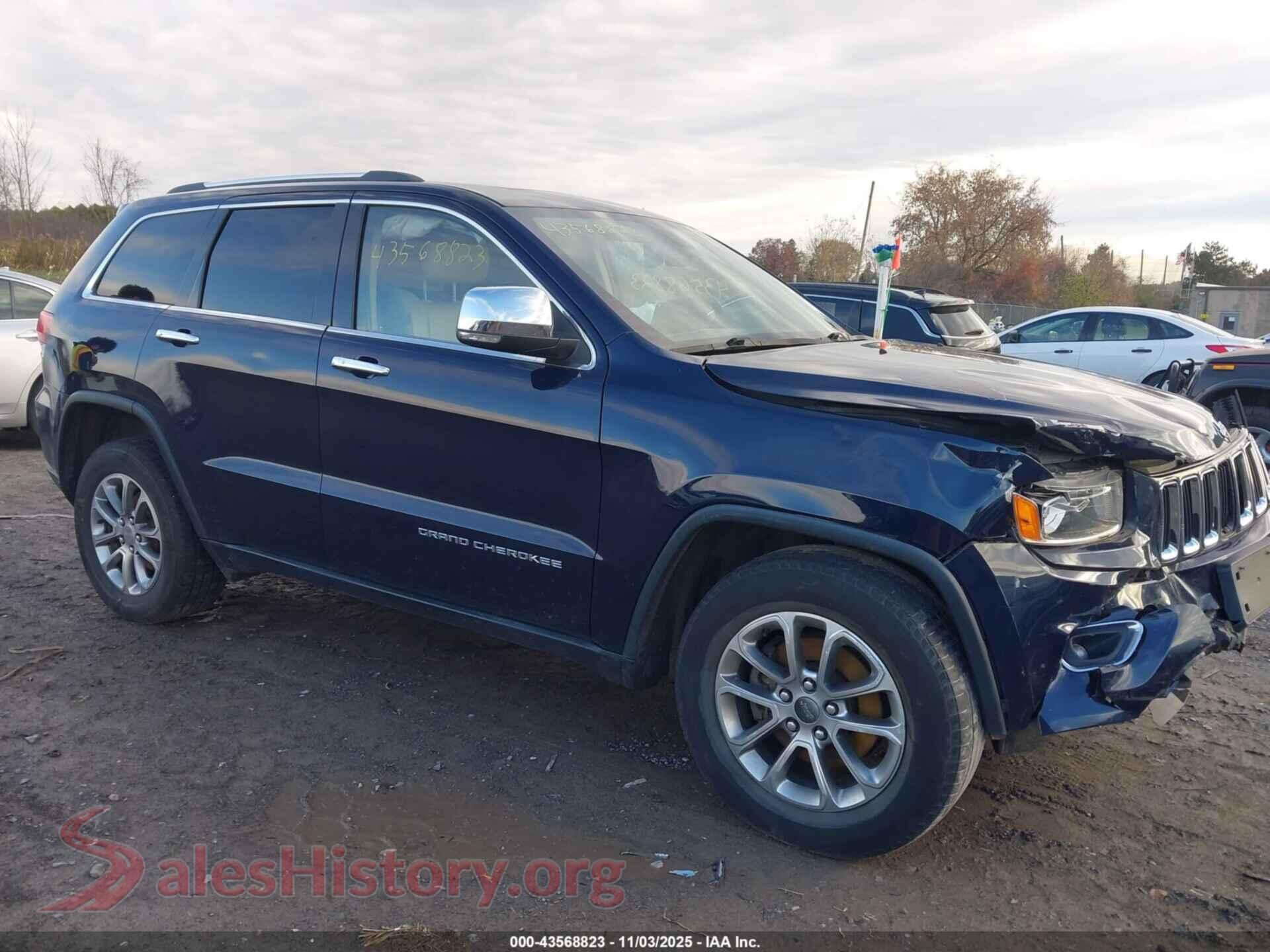 2015 JEEP GRAND CHEROKEE — VIN 1C4RJFBG2FC625086