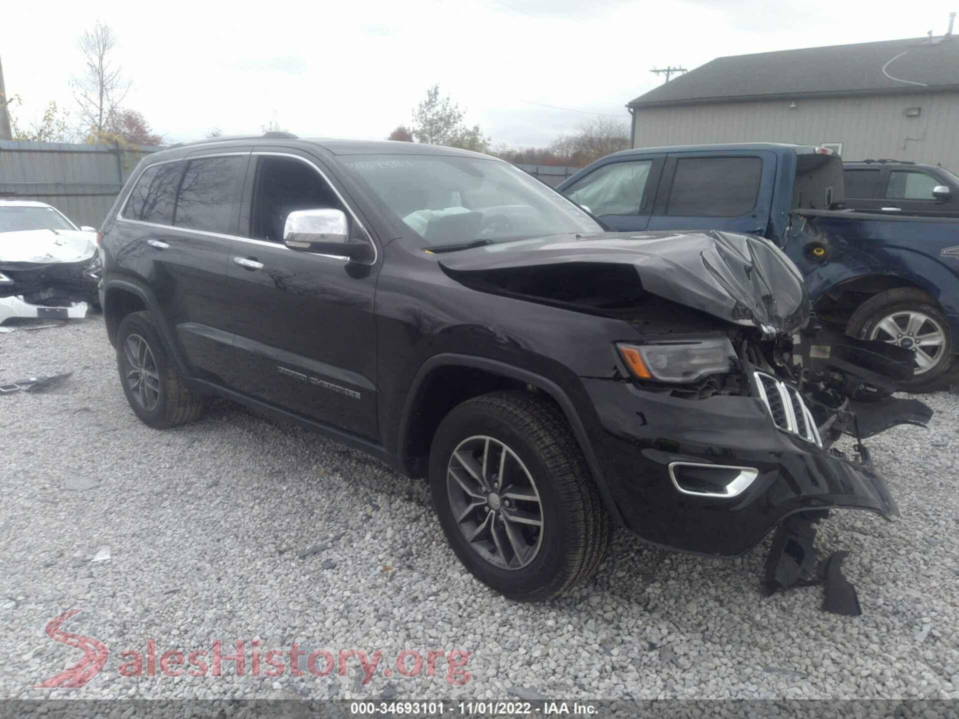 2018 JEEP GRAND CHEROKEE — VIN 1C4RJFBG2JC134610