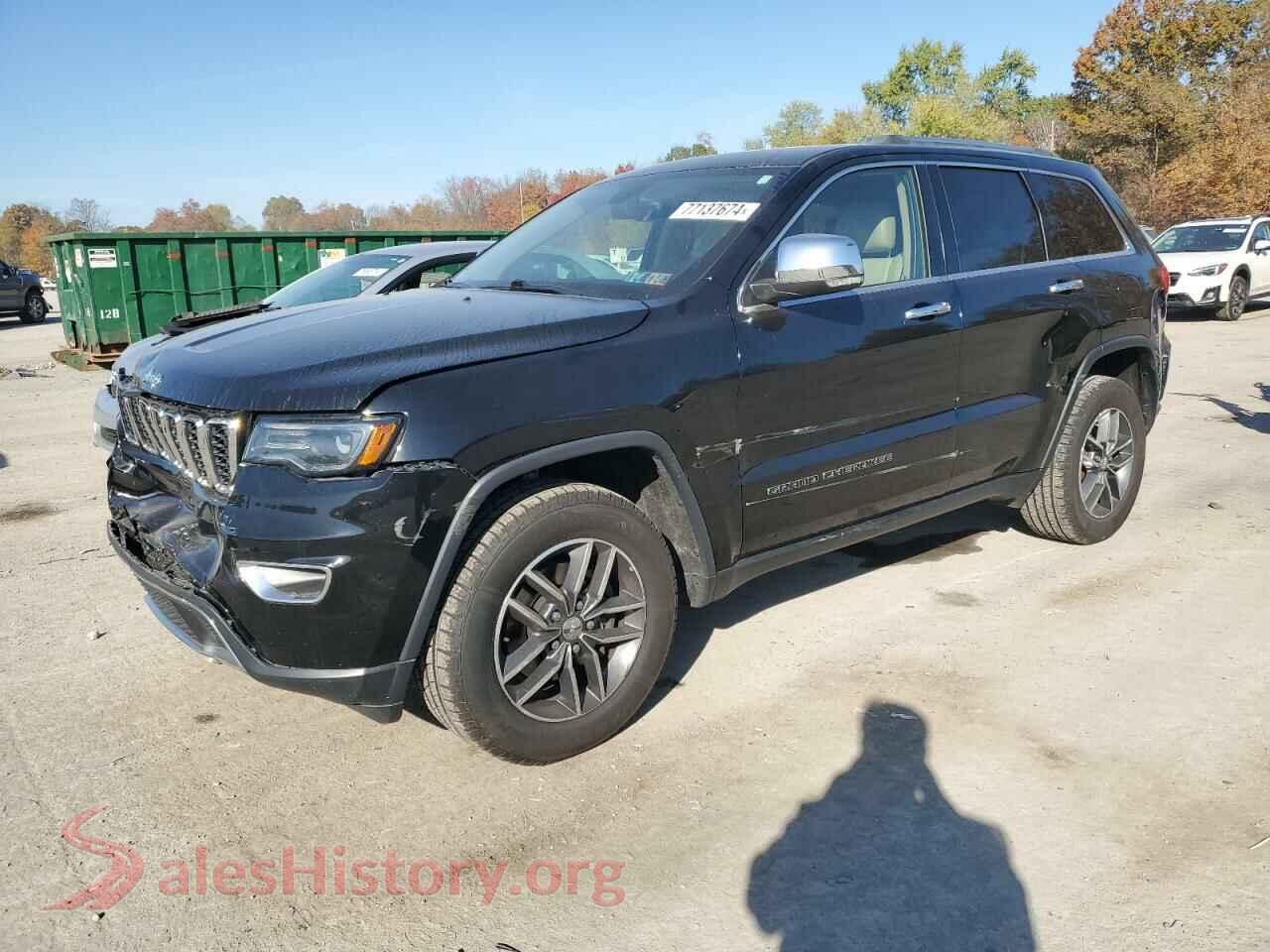 2018 JEEP GRAND CHER — VIN 1C4RJFBG2JC162021