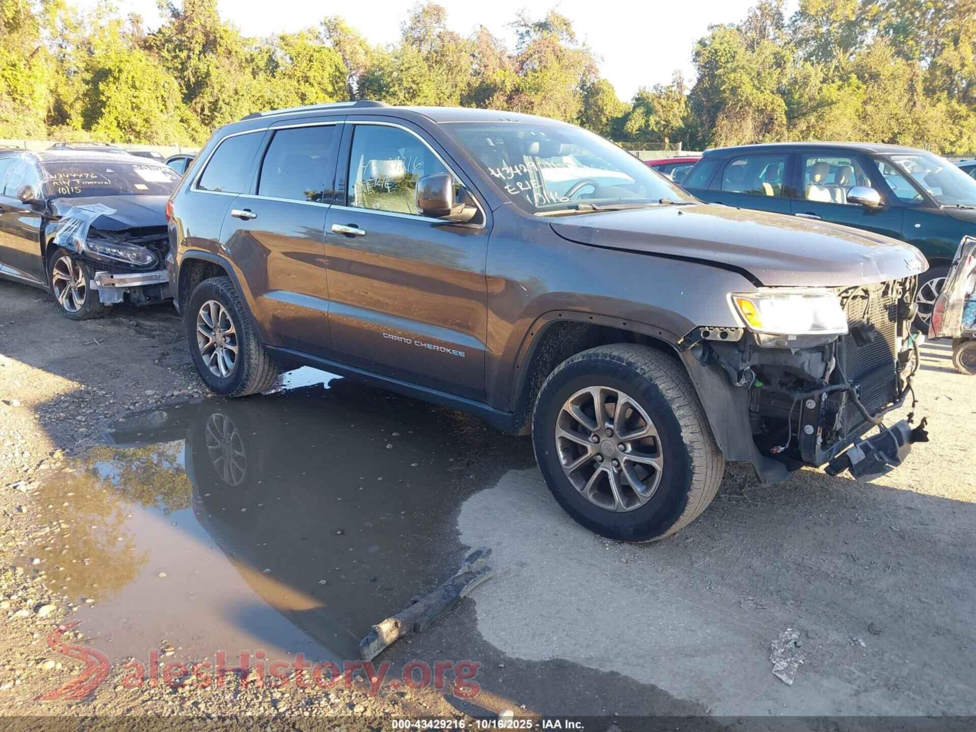 2014 JEEP GRAND CHEROKEE — VIN 1C4RJFBG5EC526700
