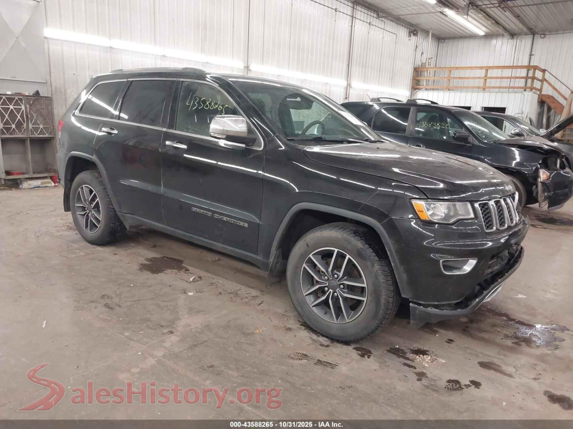 2019 JEEP GRAND CHEROKEE — VIN 1C4RJFBG5KC570420