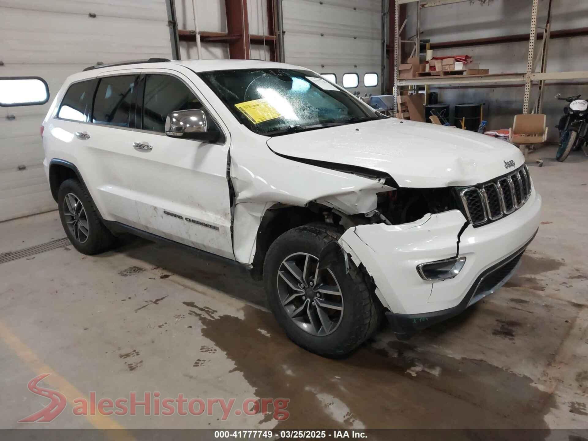 2019 JEEP GRAND CHEROKEE — VIN 1C4RJFBG5KC636030