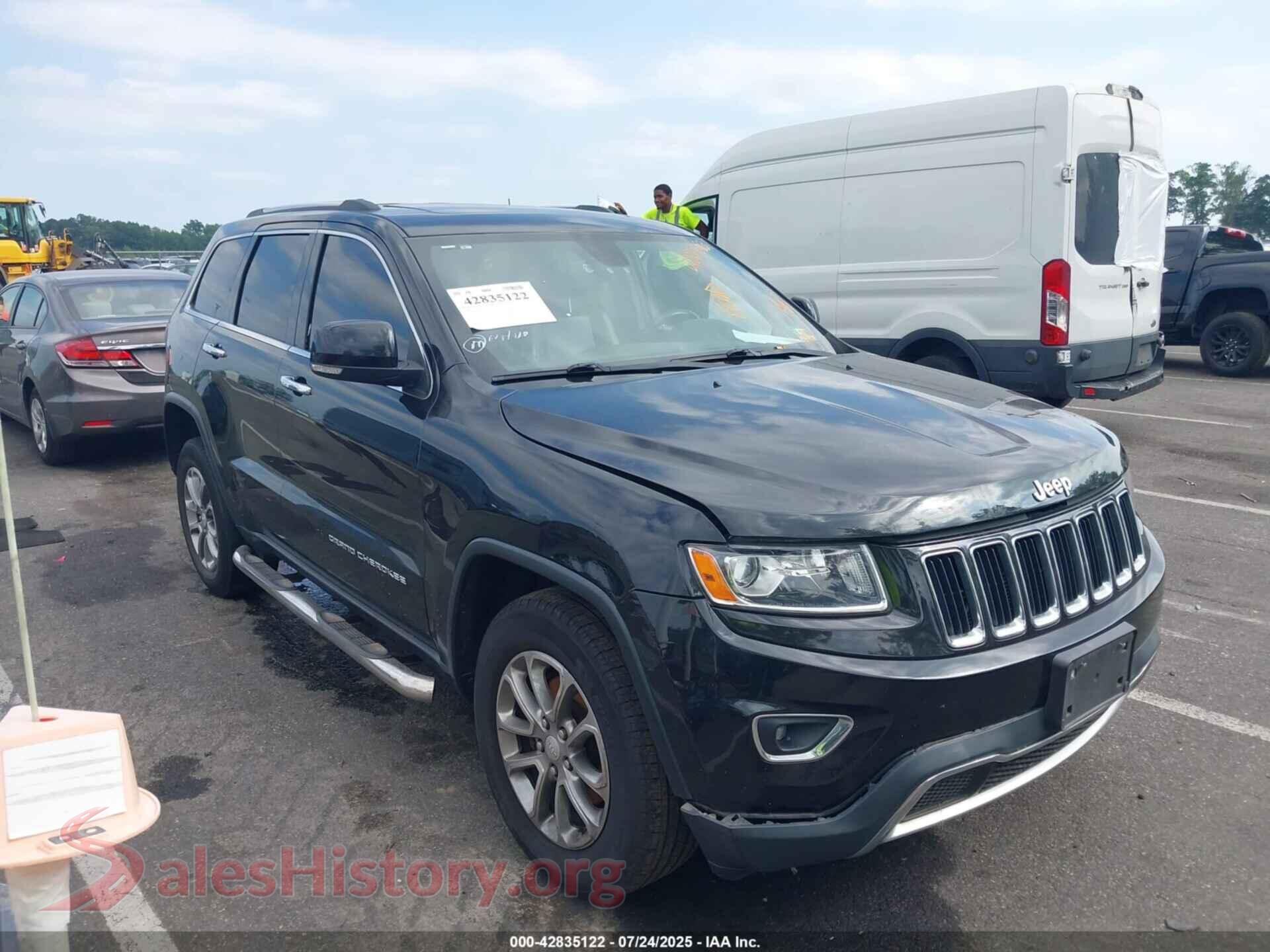 2014 JEEP GRAND CHEROKEE — VIN 1C4RJFBG6EC497921