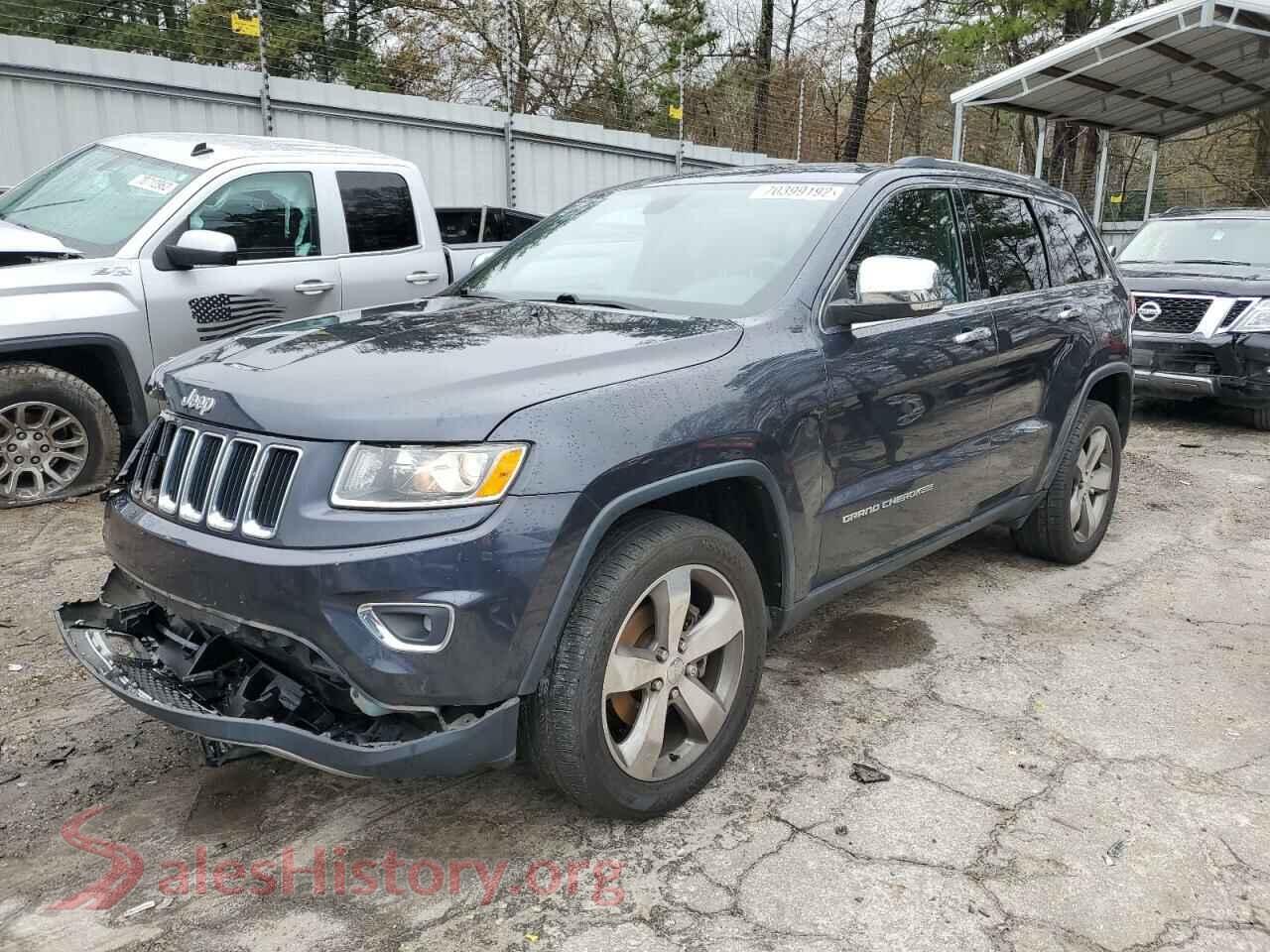 2016 JEEP GRAND CHER — VIN 1C4RJFBG6GC355104