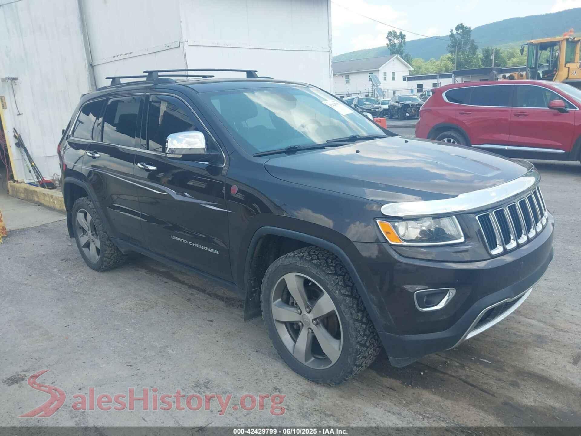 2016 JEEP GRAND CHEROKEE — VIN 1C4RJFBG7GC492178