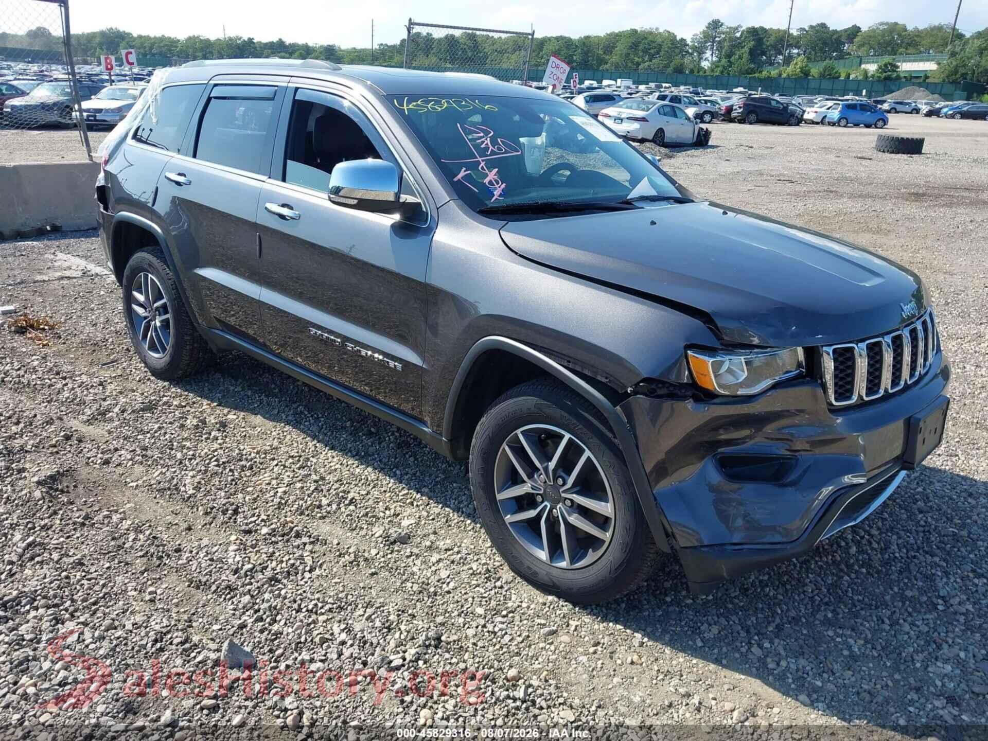 2021 JEEP GRAND CHEROKEE — VIN 1C4RJFBG7MC534831