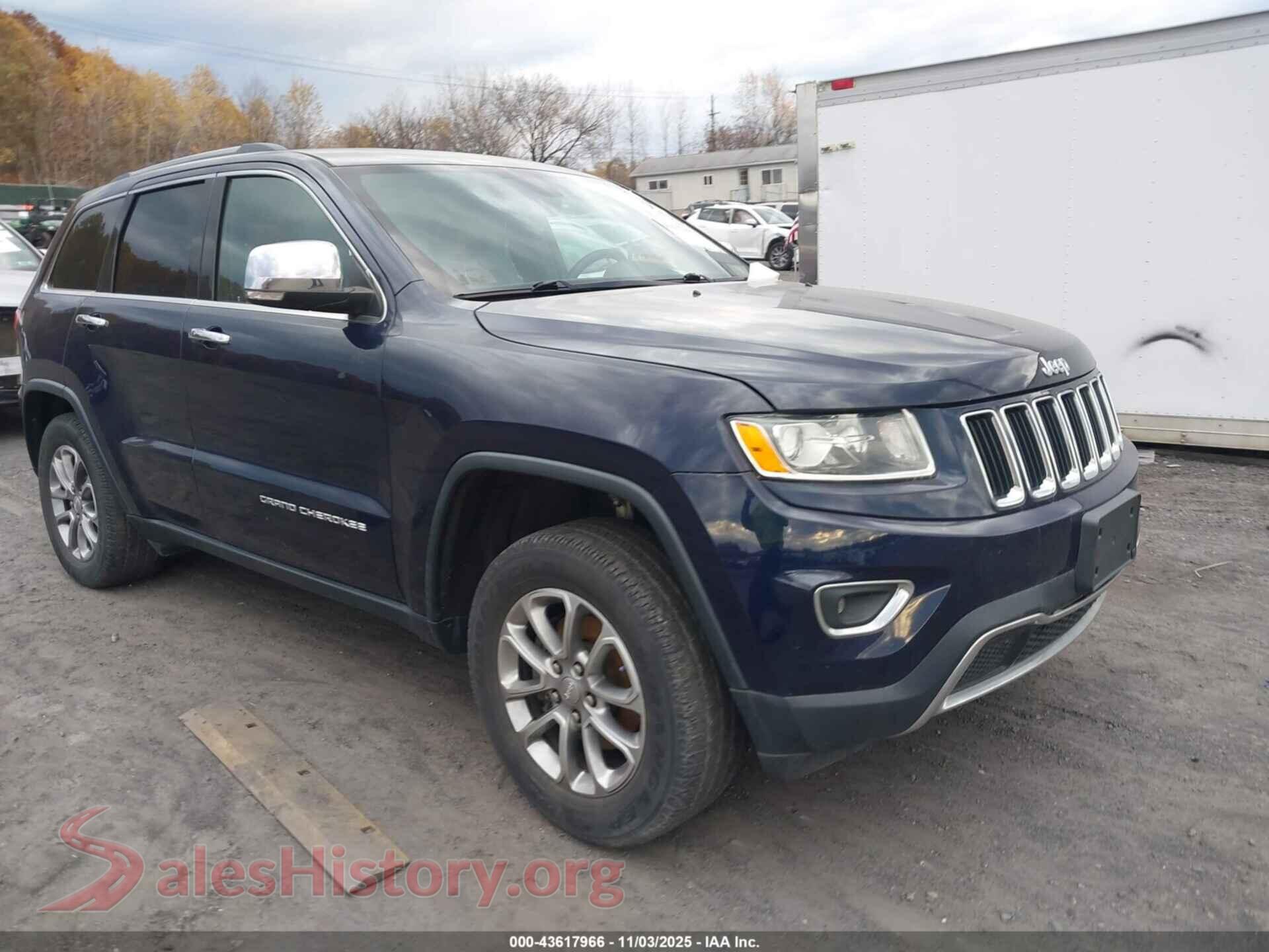 2016 JEEP GRAND CHEROKEE — VIN 1C4RJFBG8GC498393