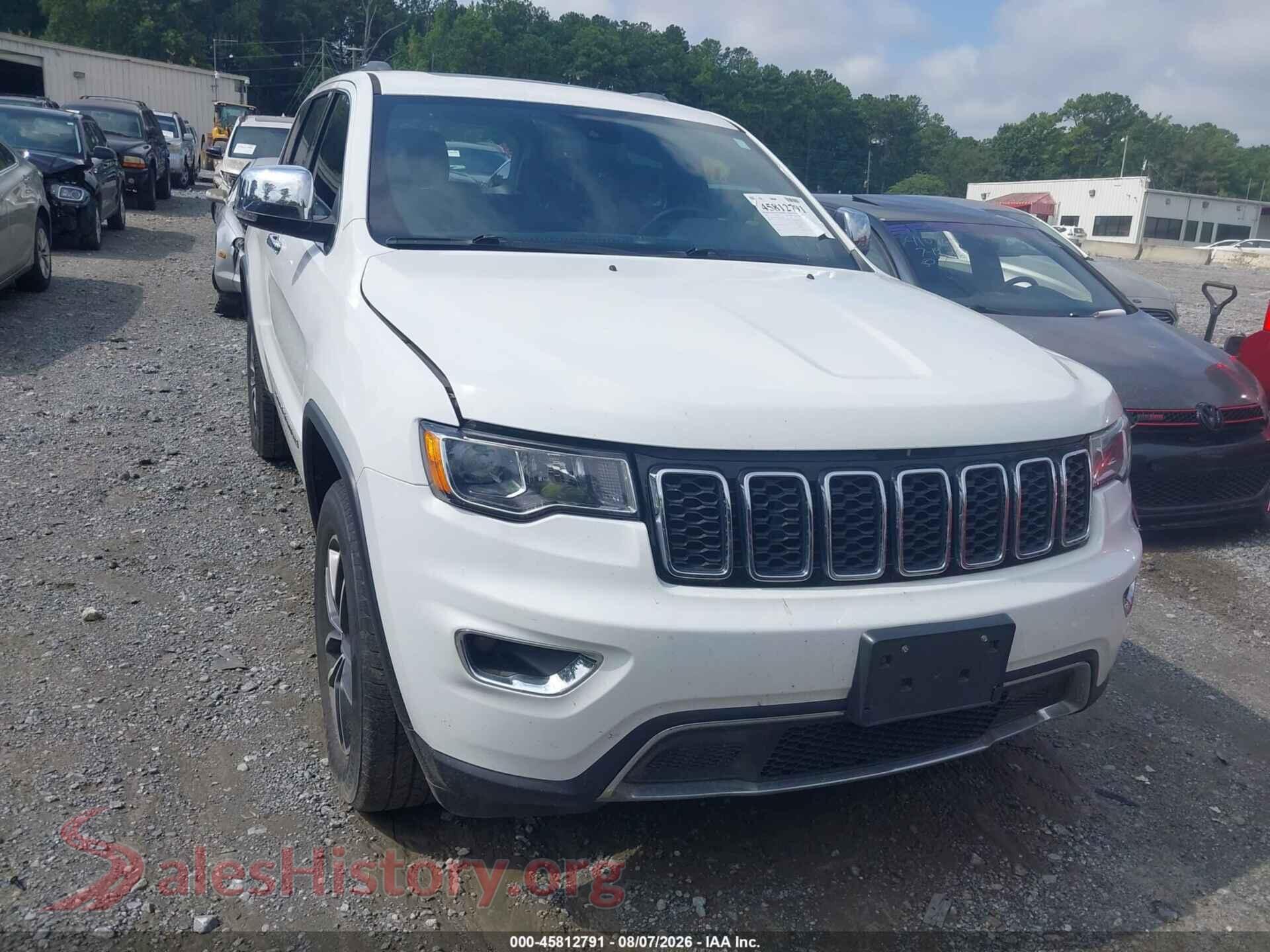 2021 JEEP GRAND CHEROKEE — VIN 1C4RJFBG9MC665226