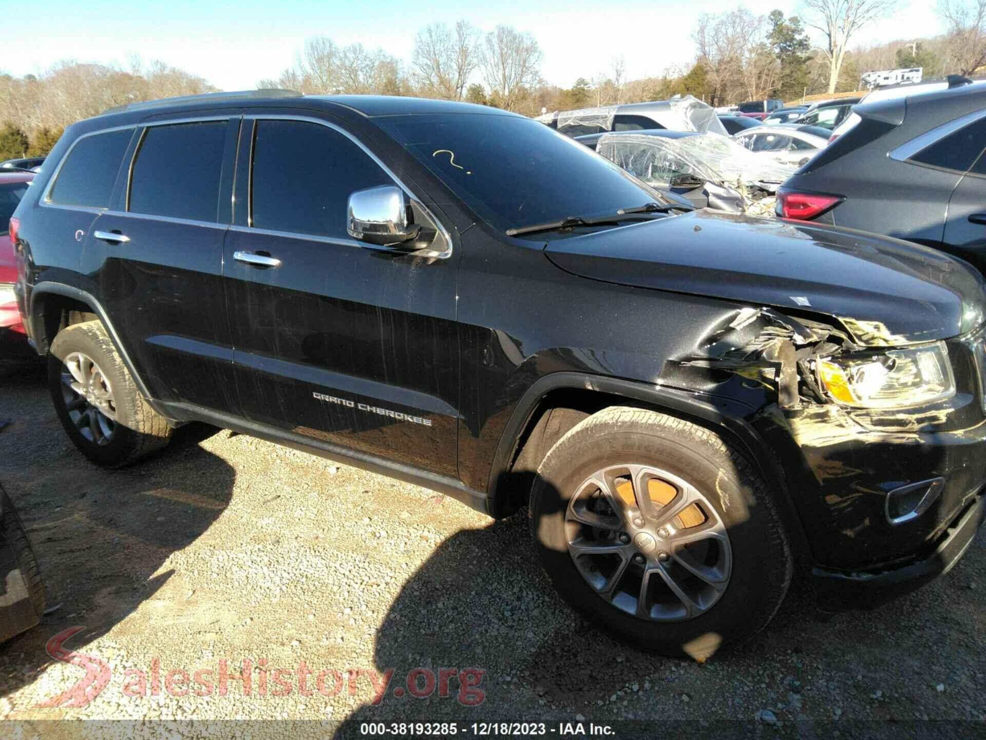 2015 JEEP GRAND CHEROKEE — VIN 1C4RJFBGXFC610741