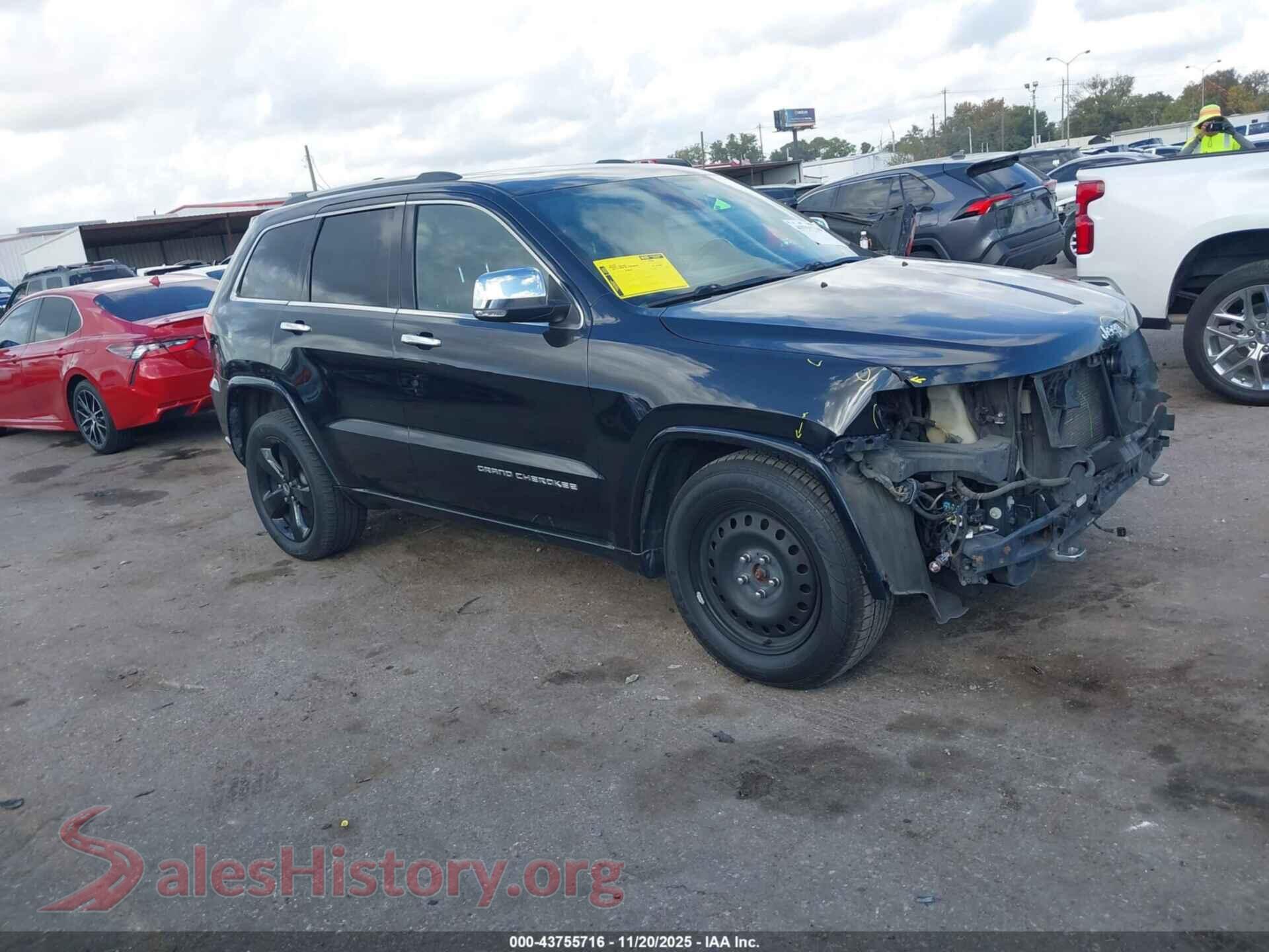 2014 JEEP GRAND CHEROKEE — VIN 1C4RJFCT8EC212700