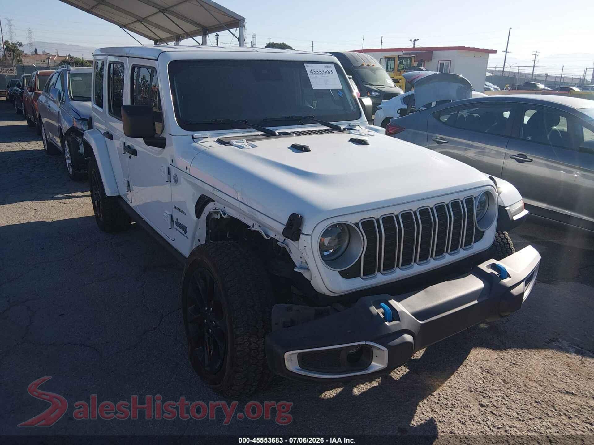 2024 JEEP WRANGLER 4XE — VIN 1C4RJXP67RW145859
