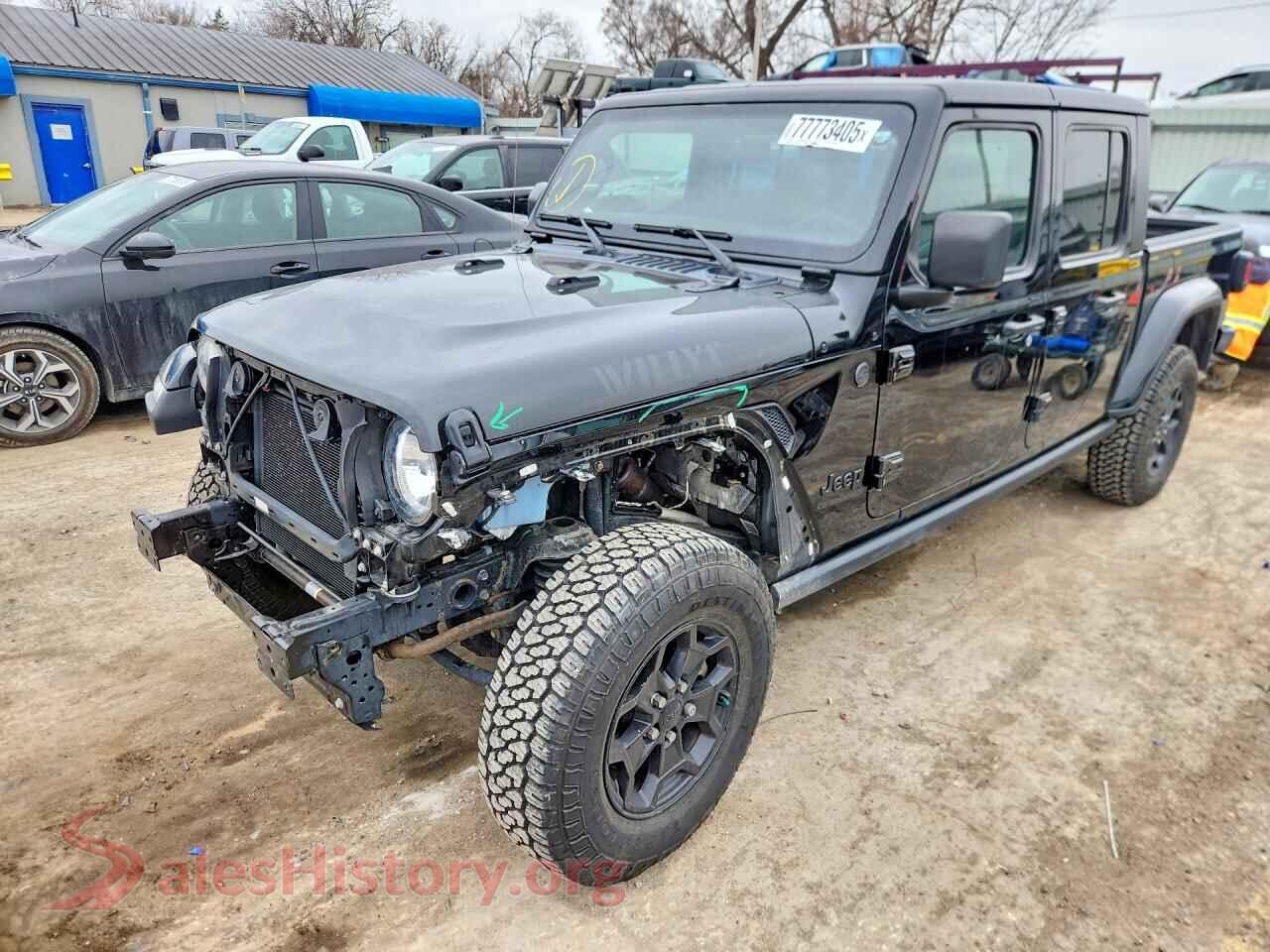 2022 JEEP GLADIATOR — VIN 1C6HJTAG5NL137722