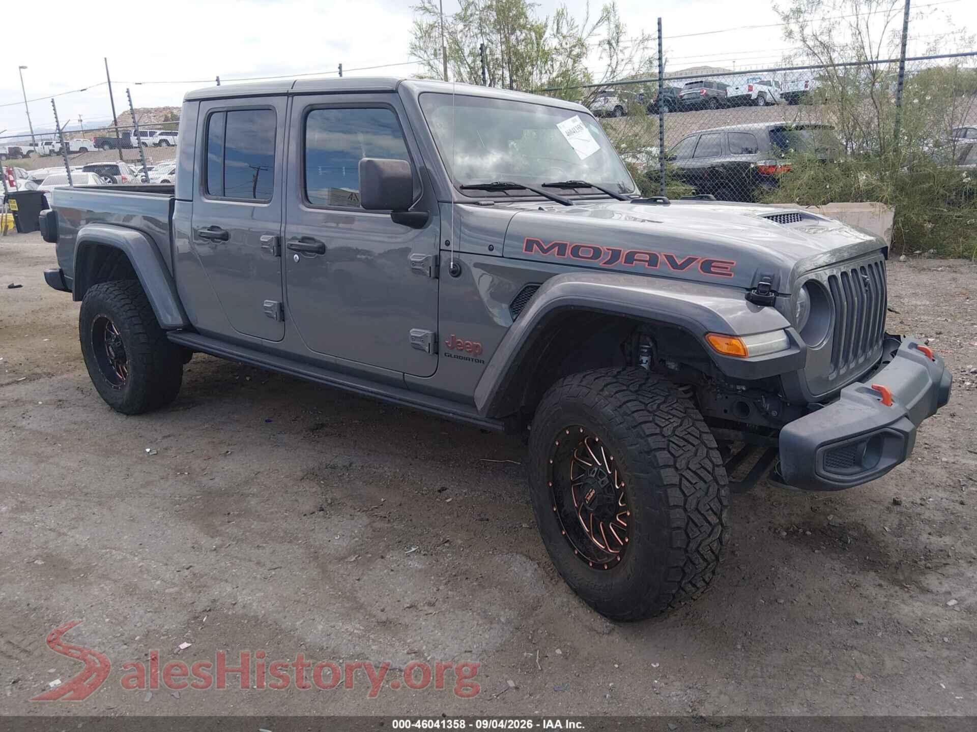 2021 JEEP GLADIATOR — VIN 1C6JJTEG0ML522017
