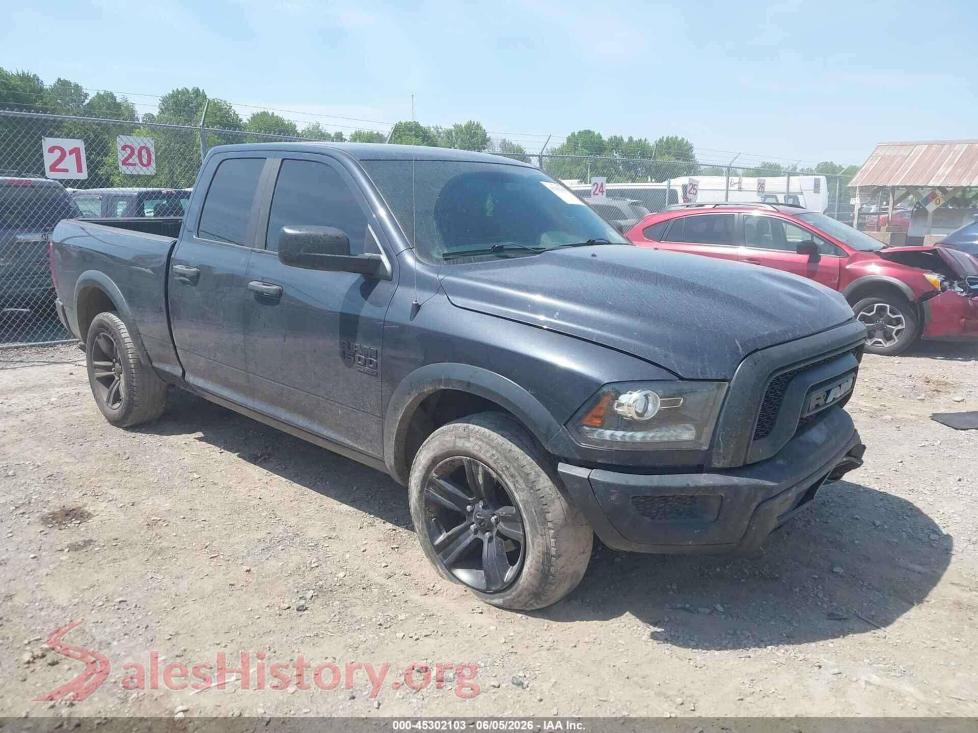 2021 RAM 1500 CLASSIC — VIN 1C6RR7GG0MS525988