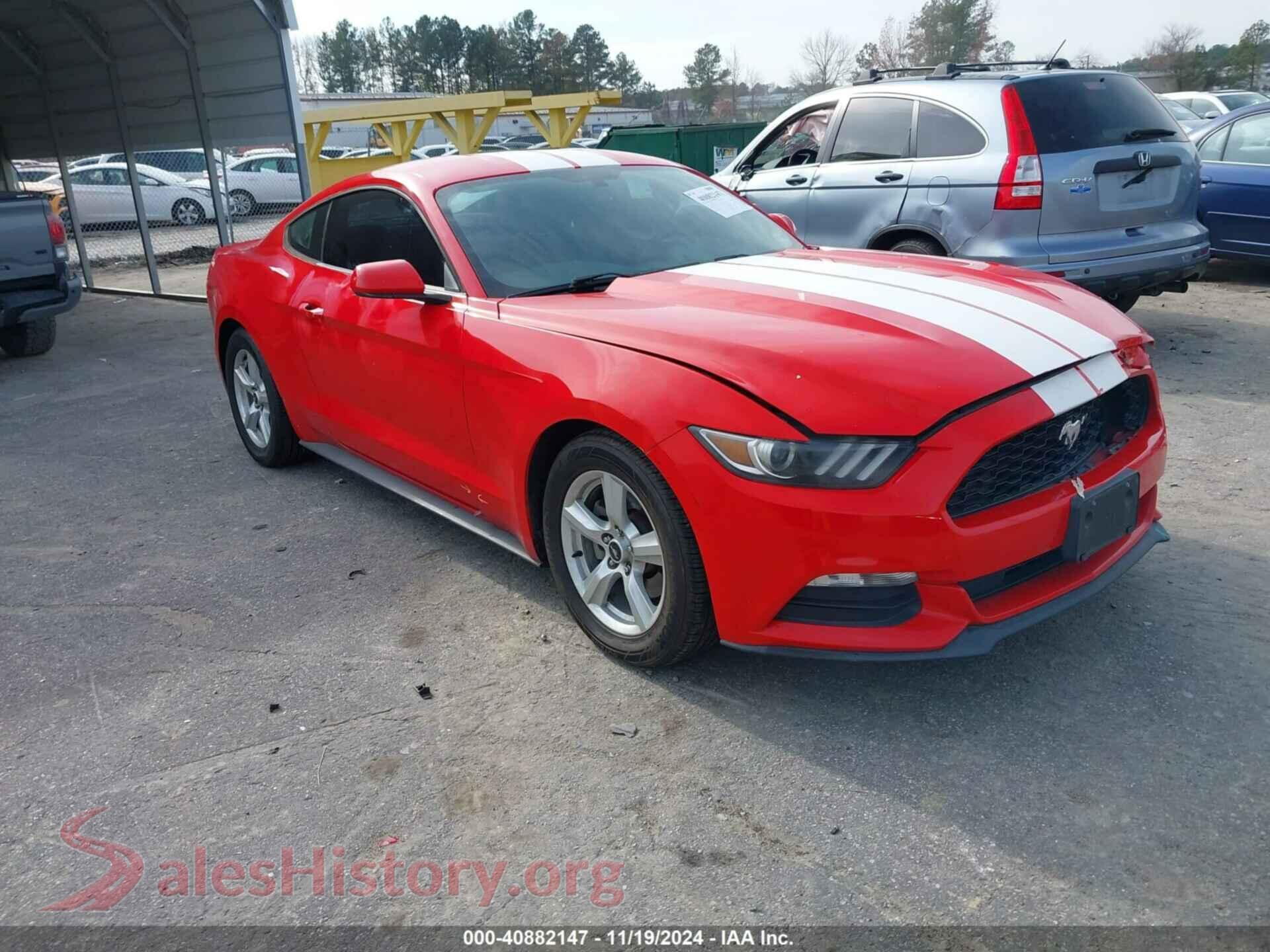 2017 FORD MUSTANG — VIN 1FA6P8AM6H5249512