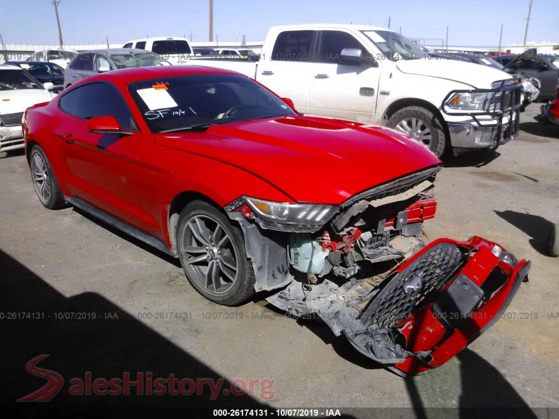 2015 FORD MUSTANG — VIN 1FA6P8TH3F5314197