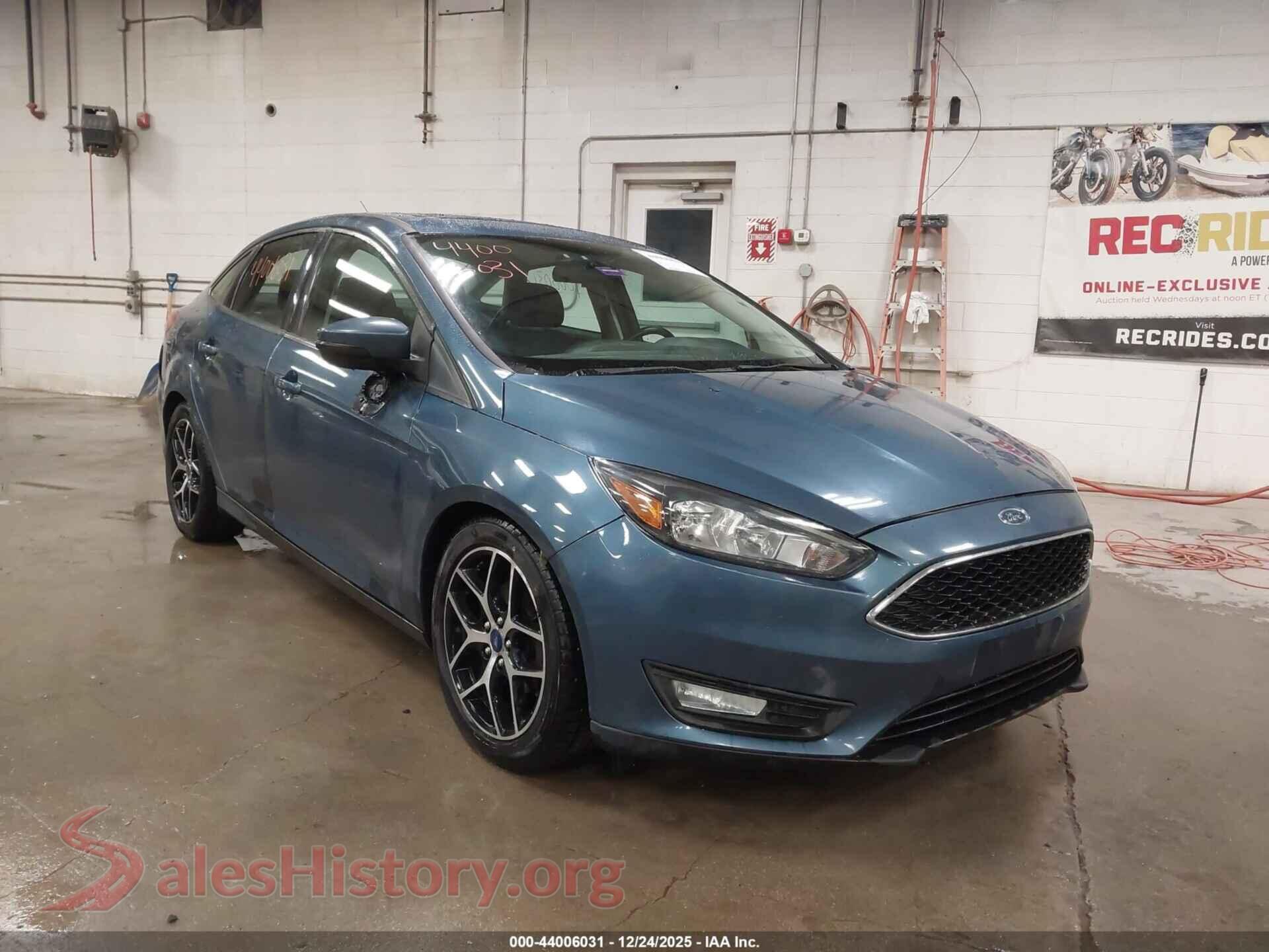 2018 FORD FOCUS — VIN 1FADP3H29JL290877