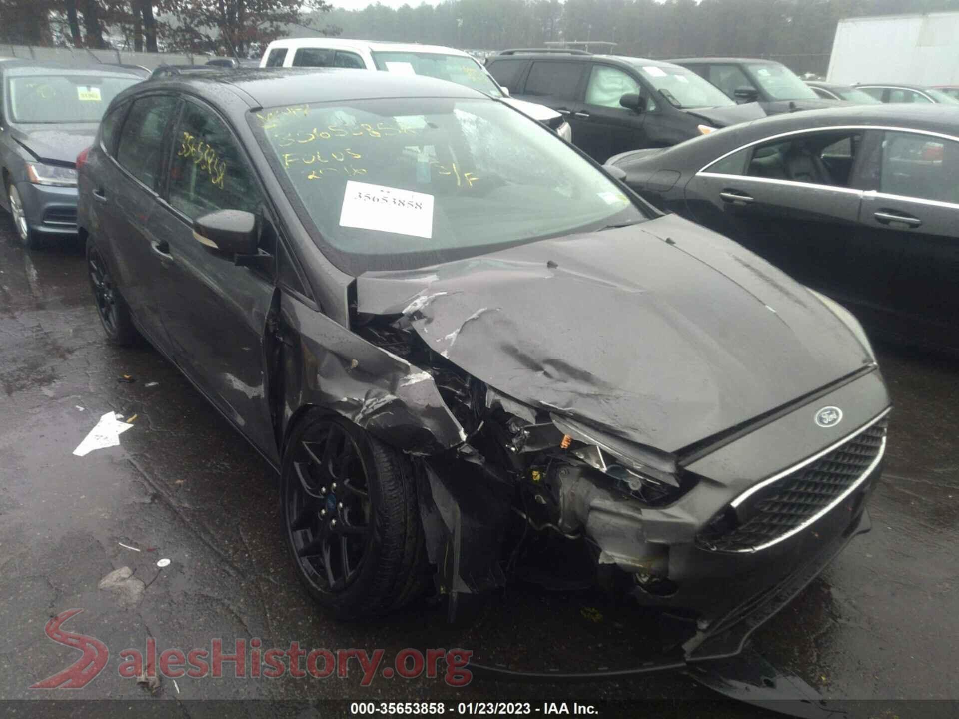 2016 FORD FOCUS — VIN 1FADP3K21GL349924