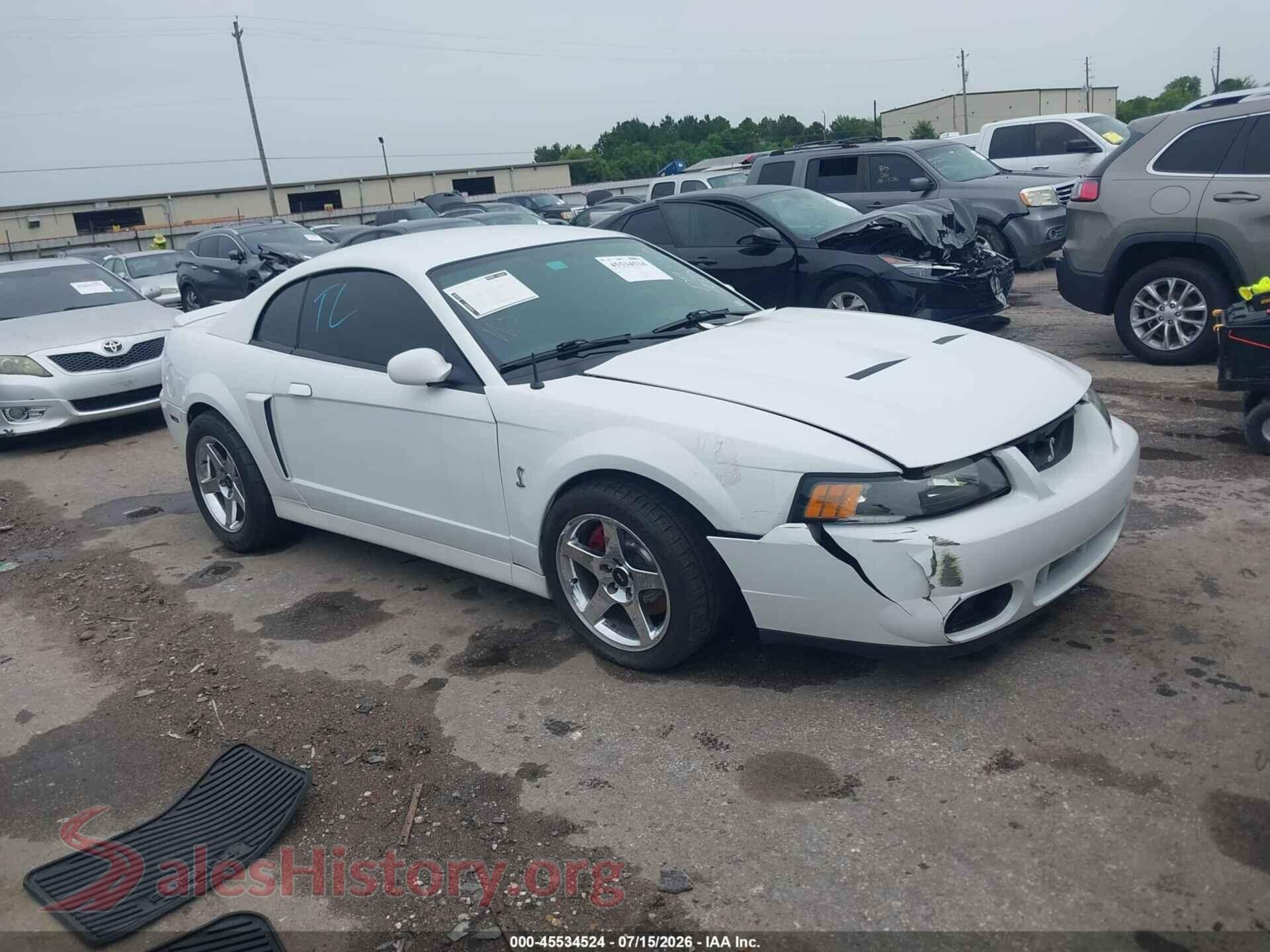 2003 FORD MUSTANG — VIN 1FAFP48Y93F421262