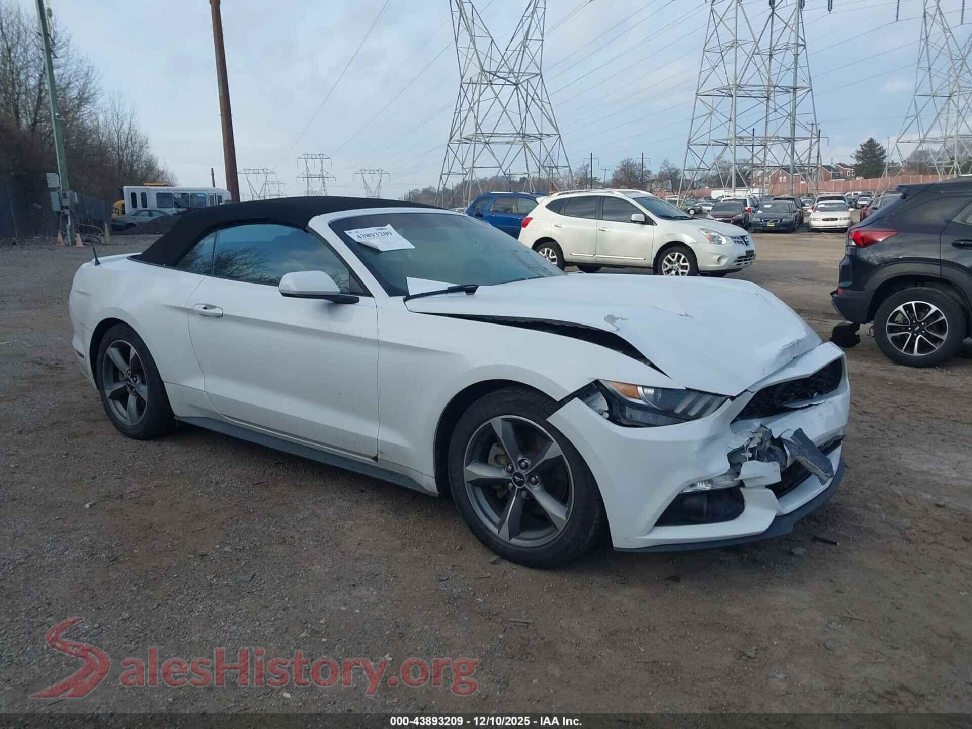 2016 FORD MUSTANG — VIN 1FATP8EM2G5298251