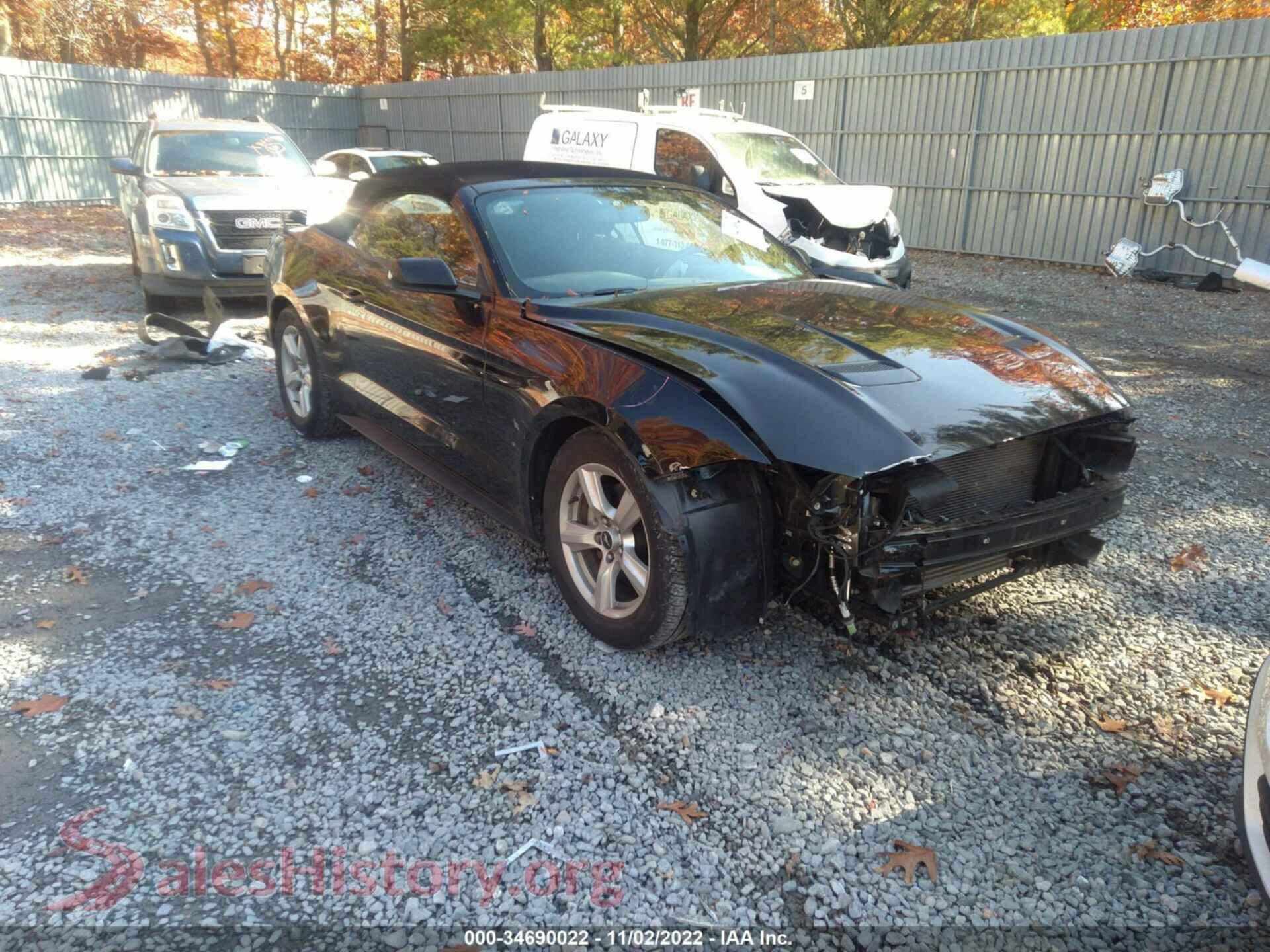 2018 FORD MUSTANG — VIN 1FATP8UH3J5127410