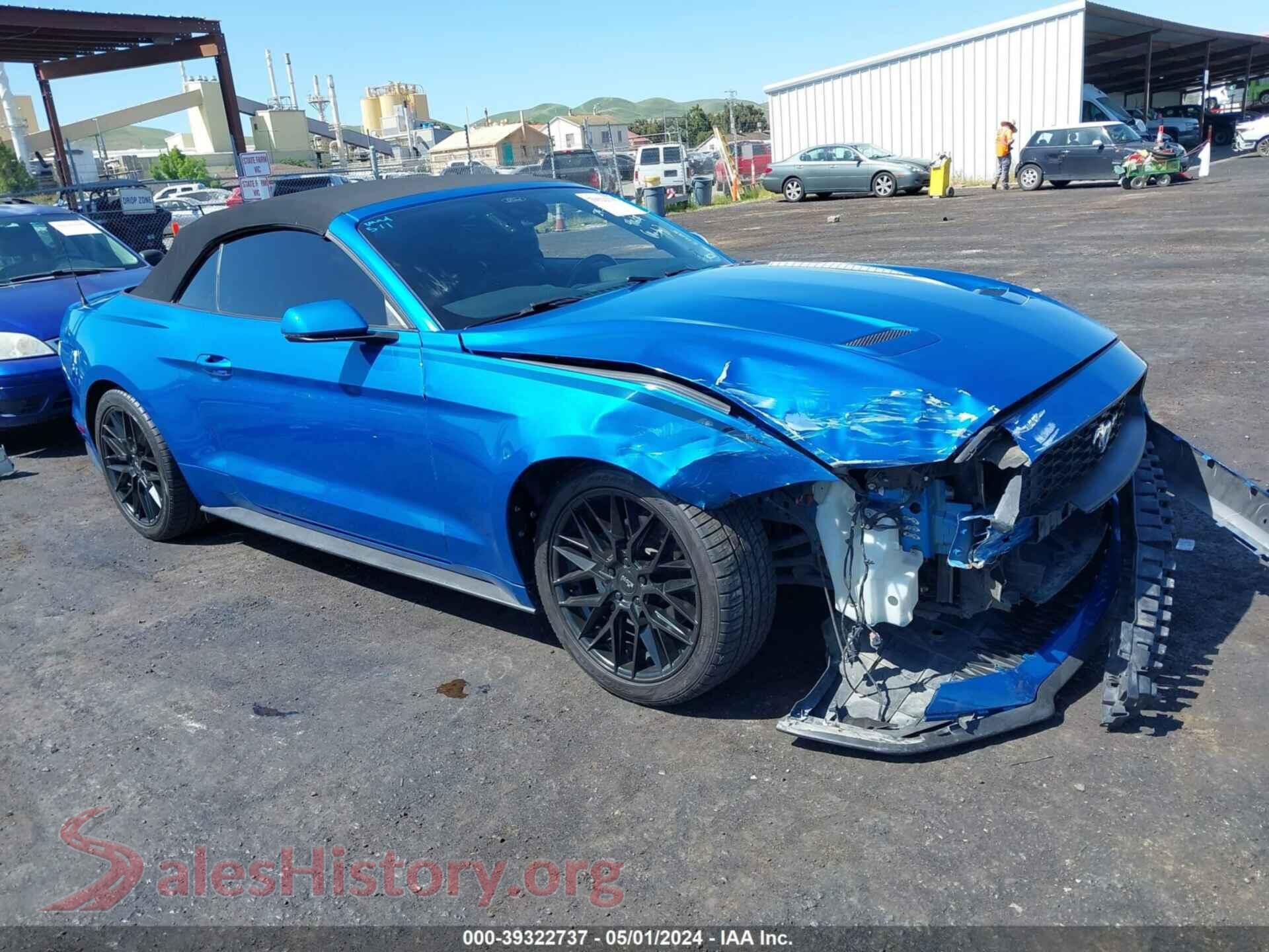 2019 FORD MUSTANG — VIN 1FATP8UH4K5159896