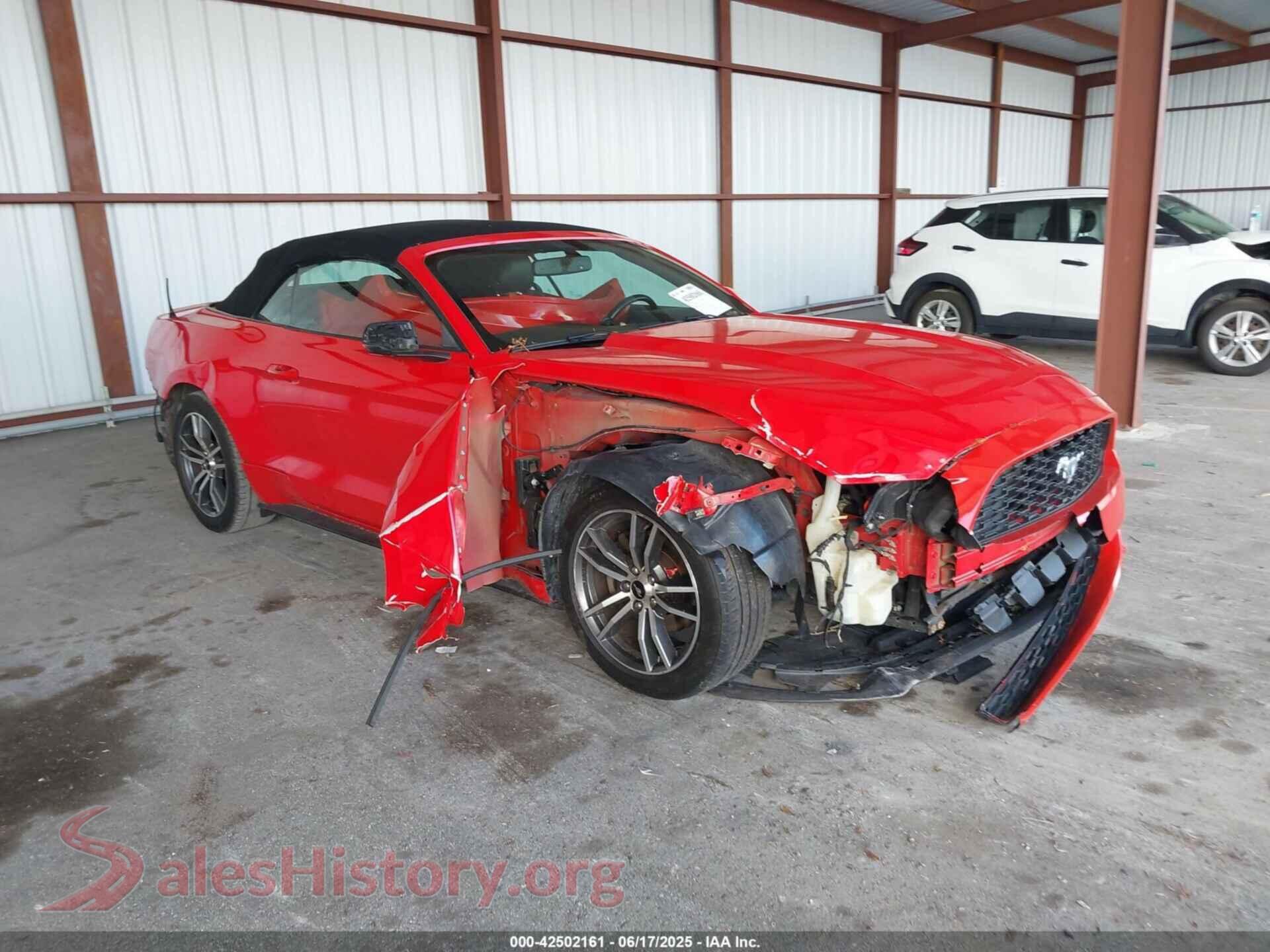 2016 FORD MUSTANG — VIN 1FATP8UH5G5247265