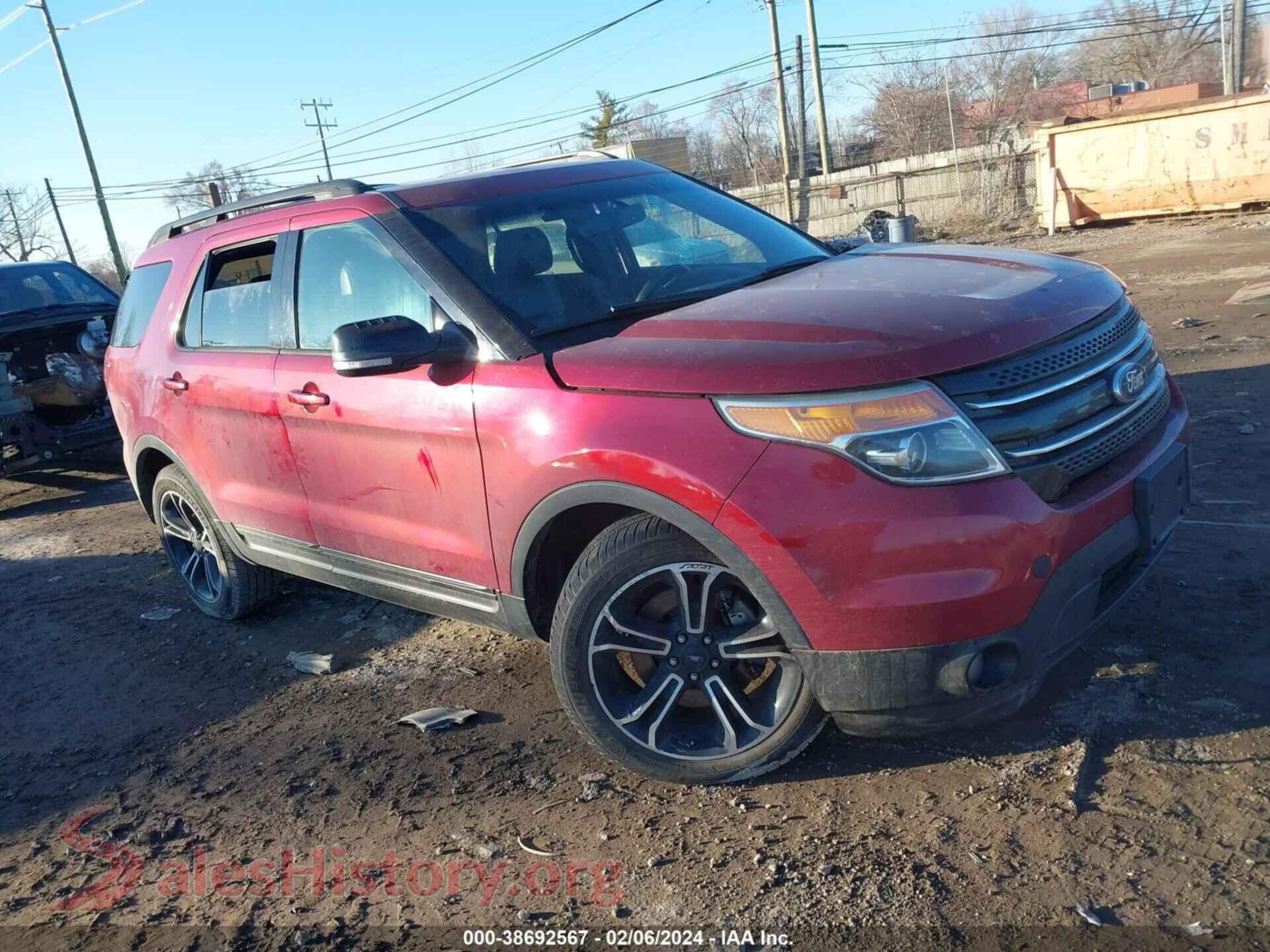 2015 FORD EXPLORER — VIN 1FM5K8GT5FGB71689