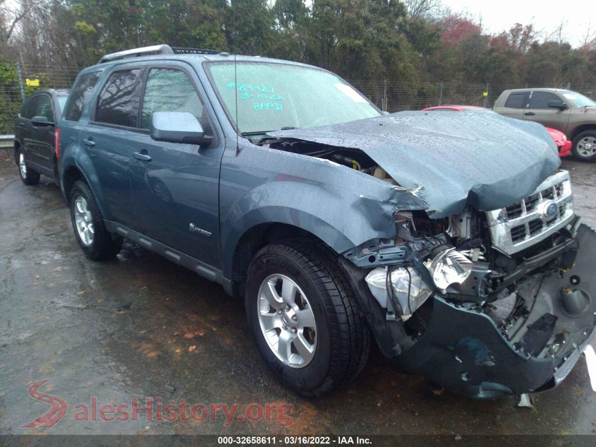 2010 FORD ESCAPE — VIN 1FMCU4K3XAKB54734