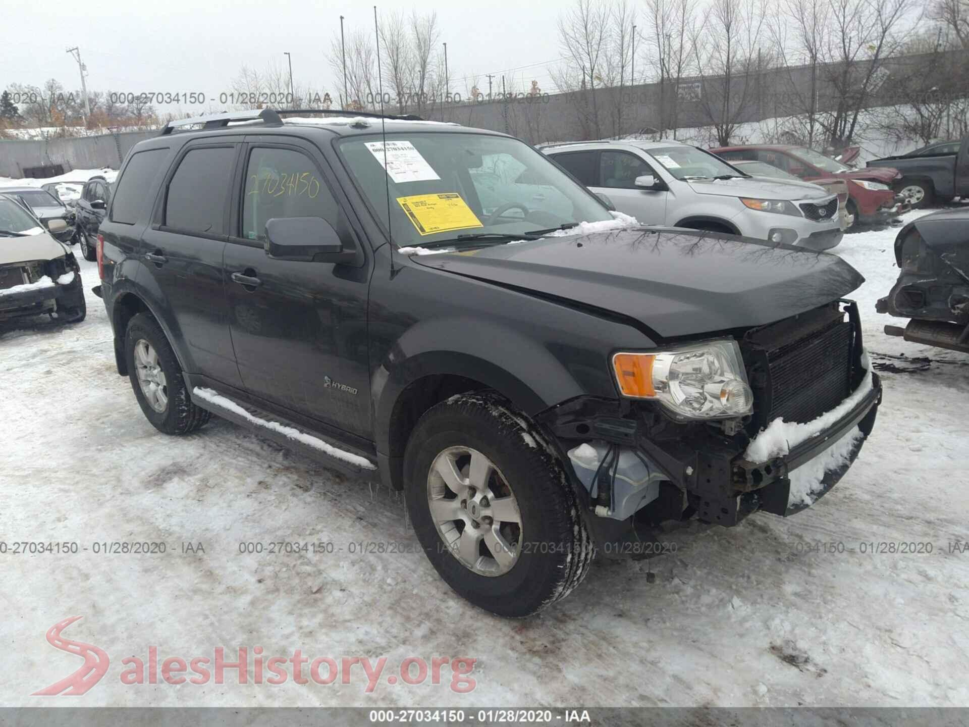 2010 FORD ESCAPE — VIN 1FMCU5K34AKA95637
