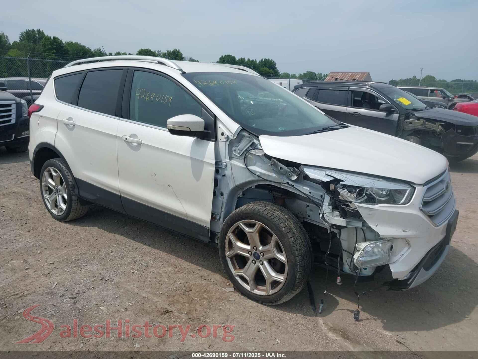 2019 FORD ESCAPE — VIN 1FMCU9J90KUA86338