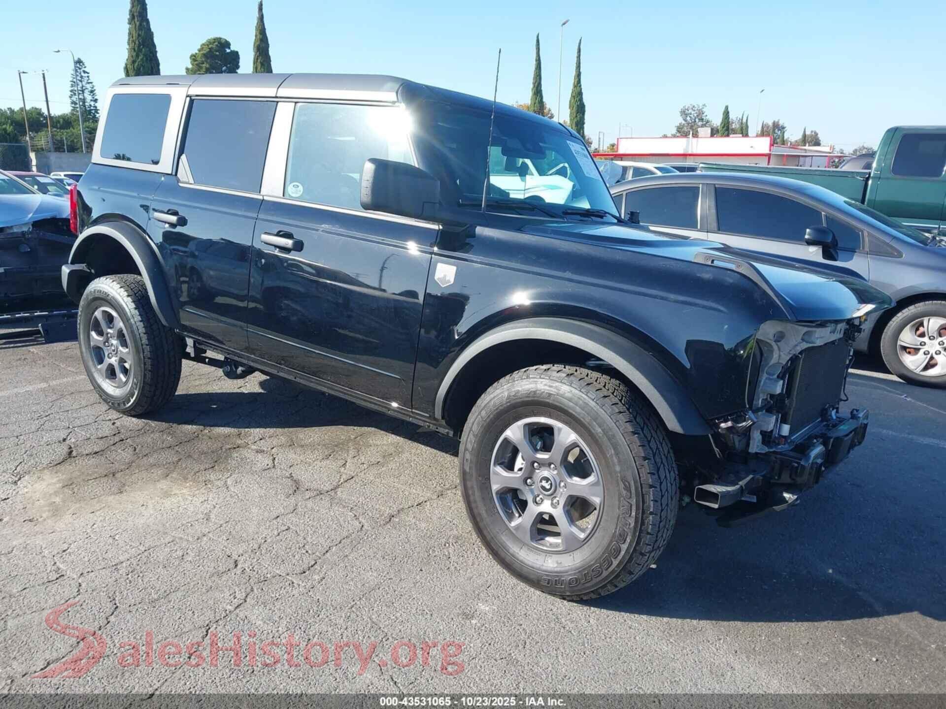 2025 FORD BRONCO — VIN 1FMDE7BH9SLA57891