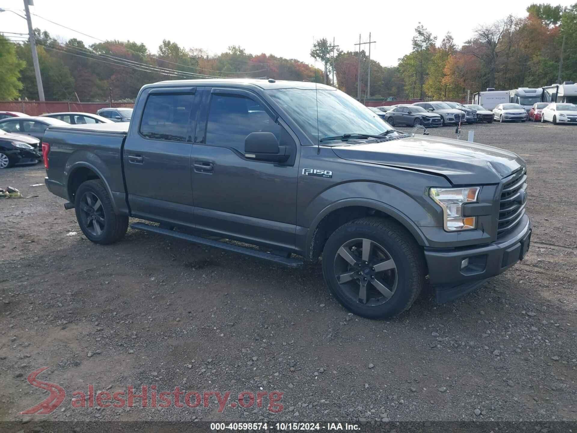 2017 FORD F-150 — VIN 1FTEW1CF5HFB49233