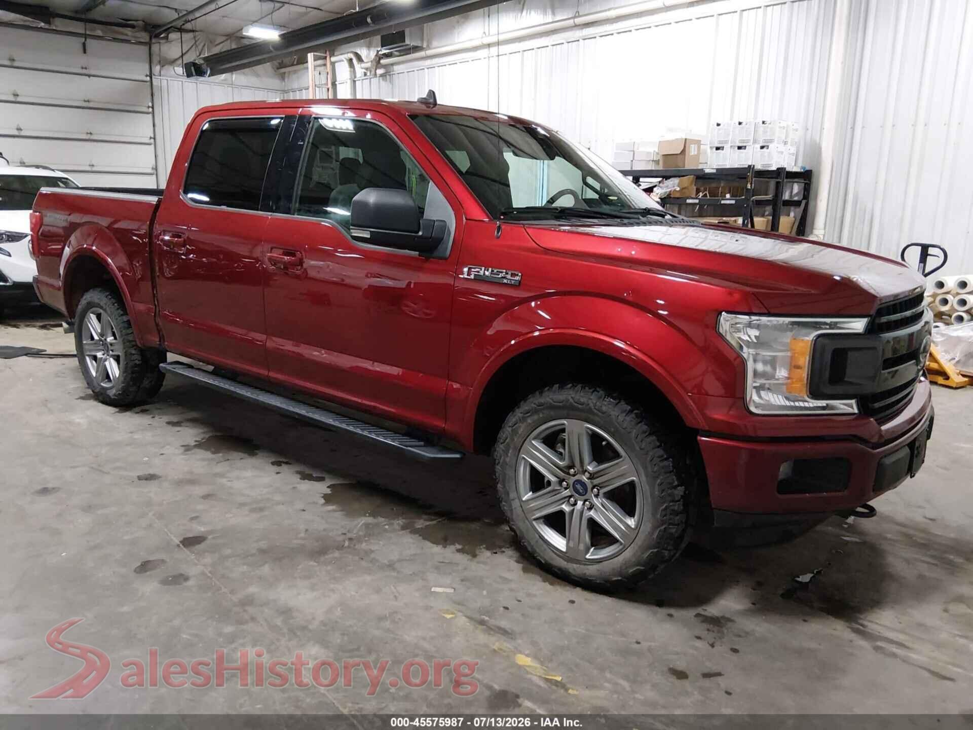2019 FORD F-150 — VIN 1FTEW1E46KFC56326