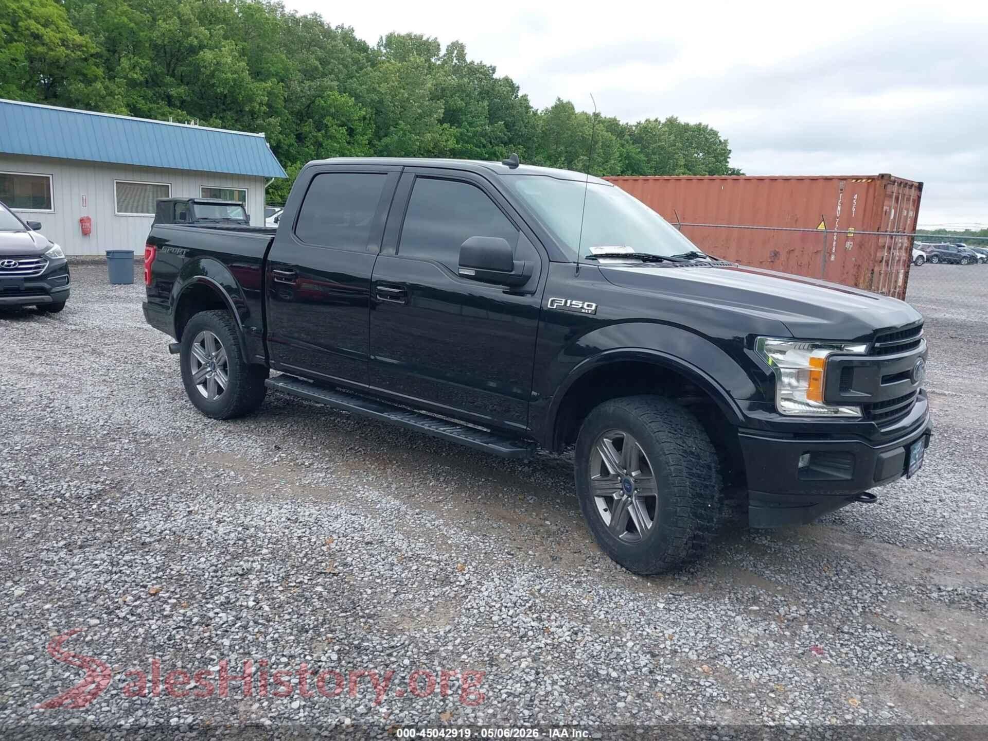 2020 FORD F-150 — VIN 1FTEW1E48LFB40434