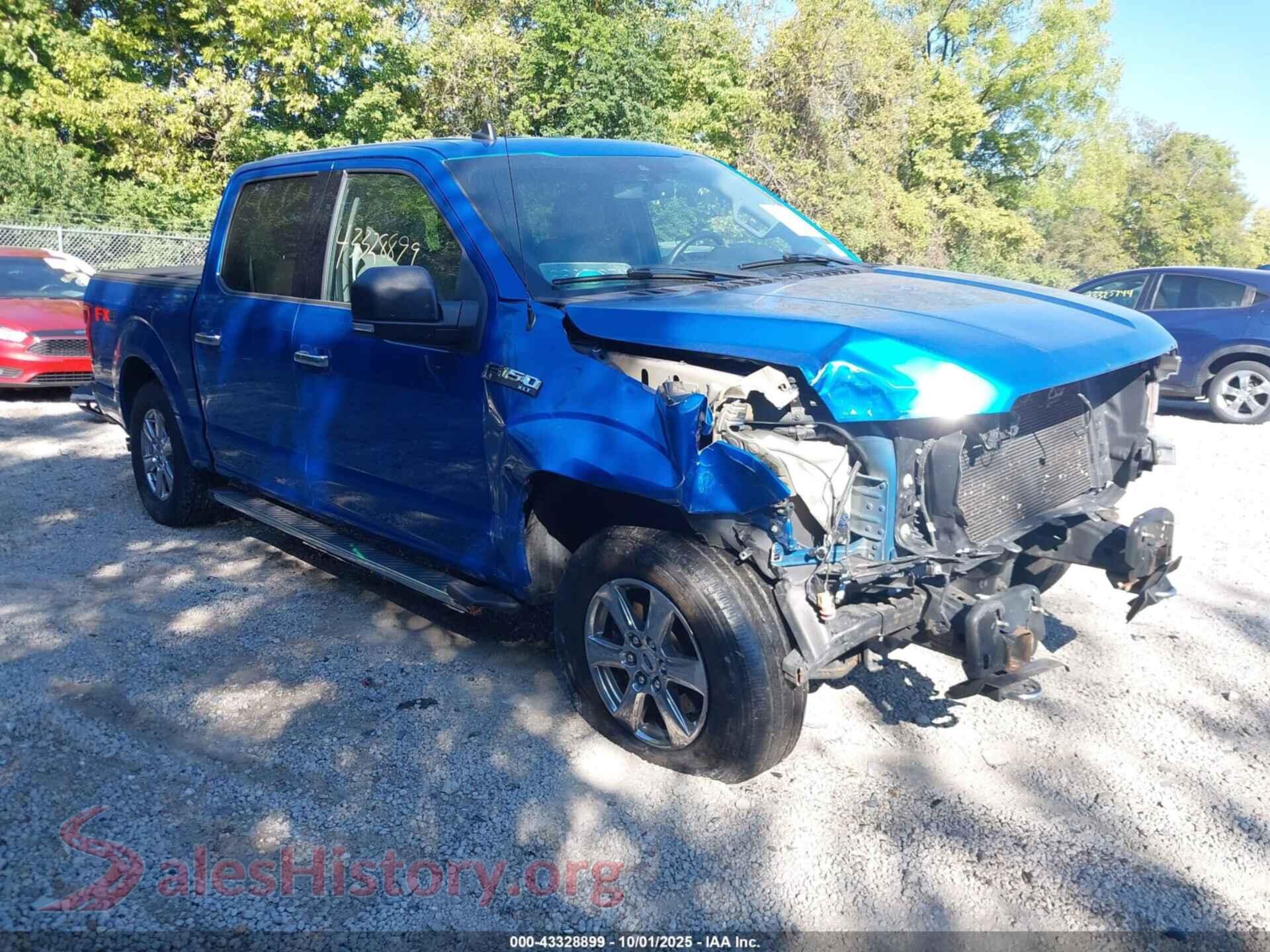 2019 FORD F-150 — VIN 1FTEW1E51KFA57807